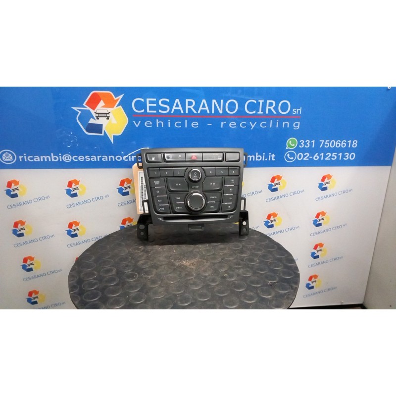 BLOCCO COMANDI AUTORADIO 051 OPEL ZAFIRA (P12) (10/11-) A16XNT 13268686
