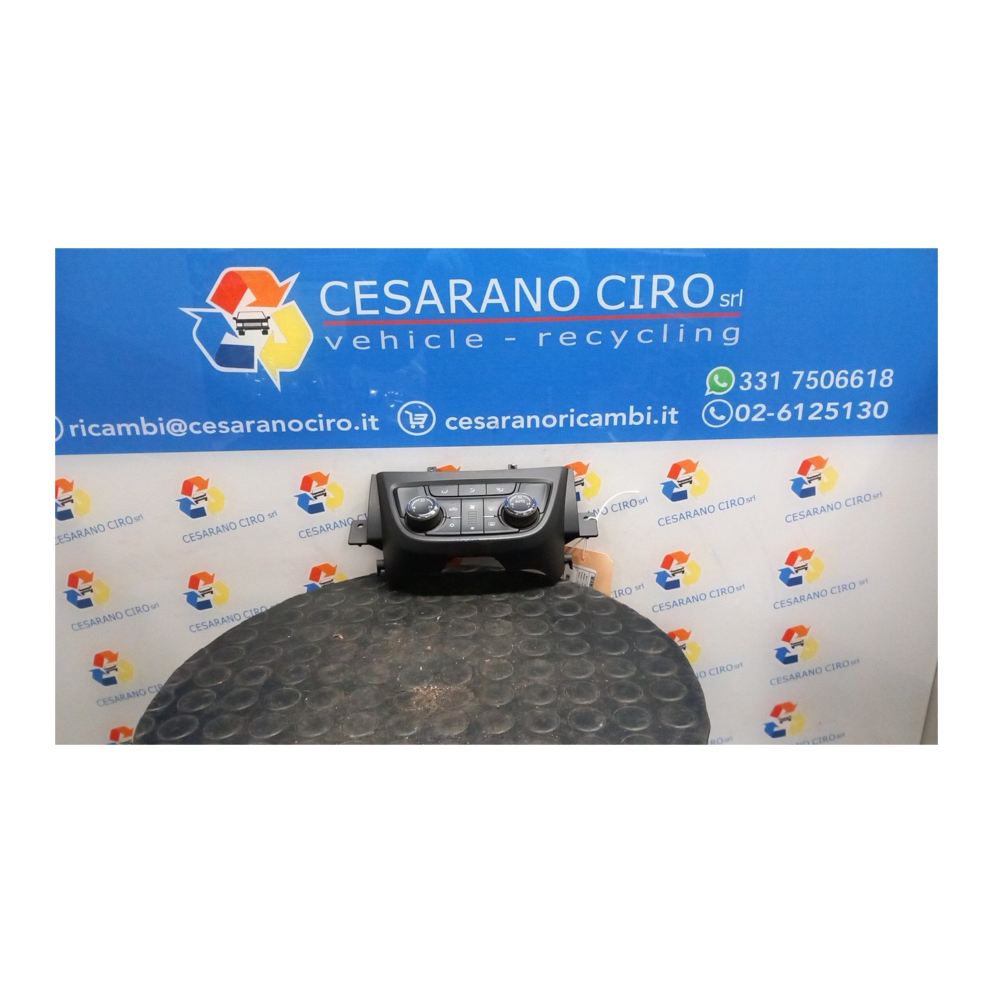 BLOCCO COMANDO CLIMATIZZAZIONE 059 OPEL ZAFIRA (P12) (10/11-) A16XNT 13429871