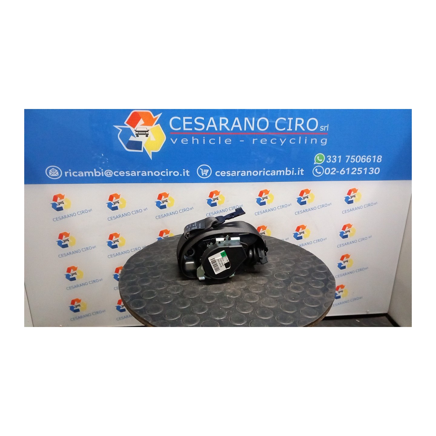 CINTURA DI SICUREZZA ANT. DX. 062 OPEL ZAFIRA (P12) (10/11-) A16XNT 13394800