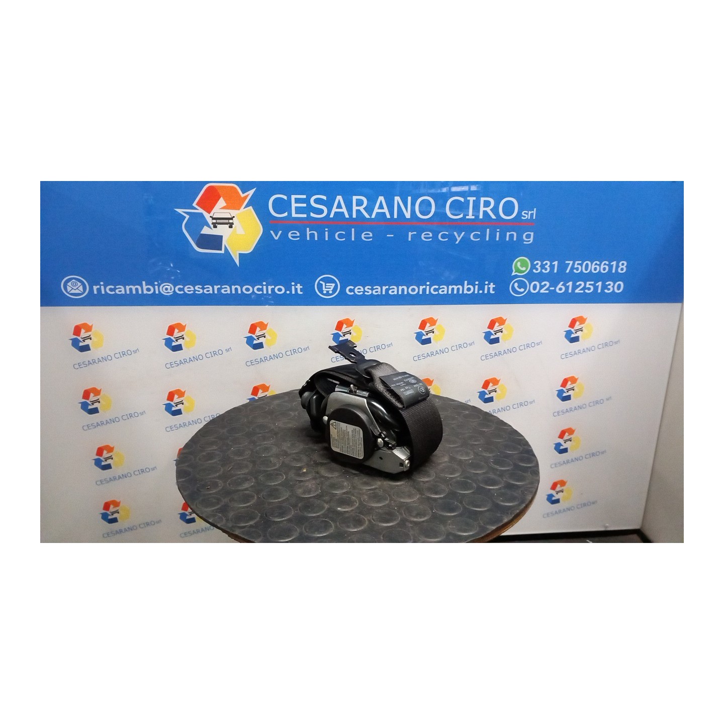 CINTURA DI SICUREZZA ANT. DX. 062 OPEL ZAFIRA (P12) (10/11-) A16XNT 13394800