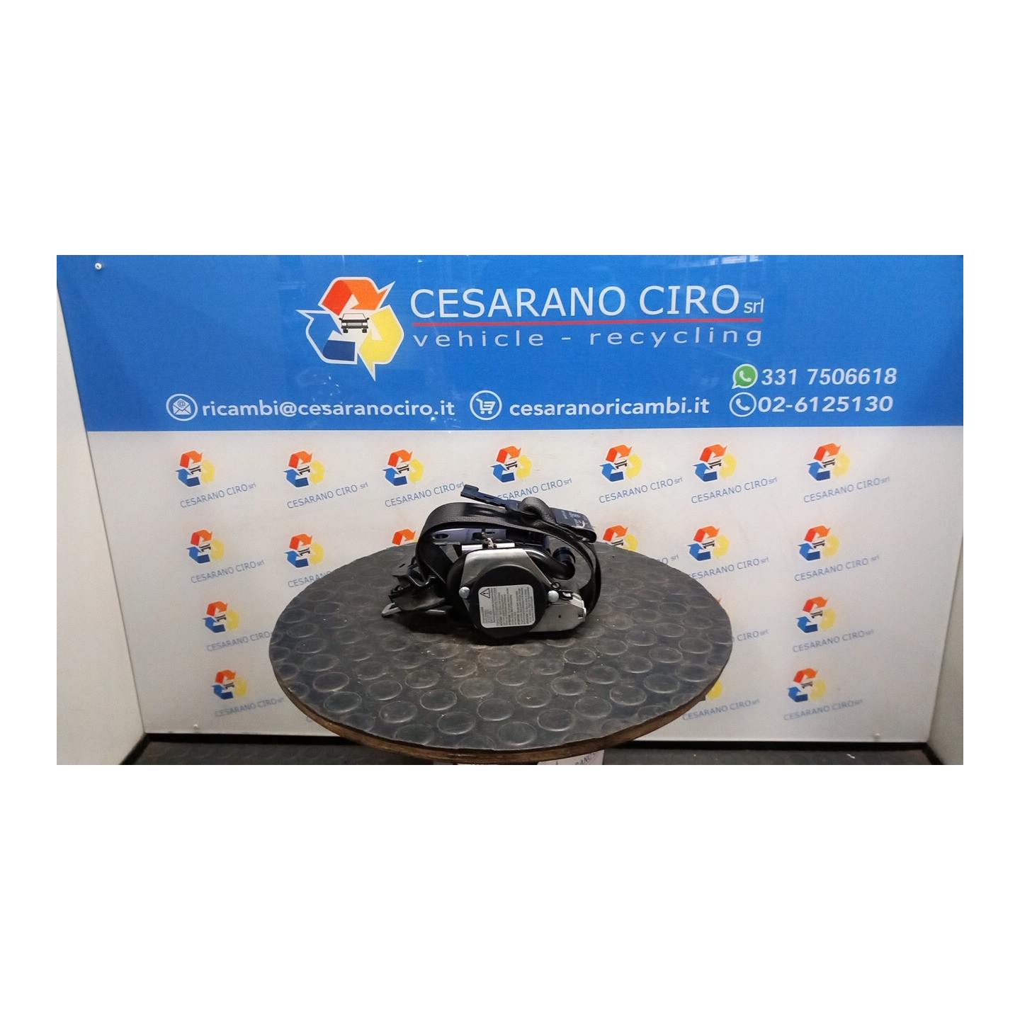 CINTURA DI SICUREZZA ANT. SX. 063 OPEL ZAFIRA (P12) (10/11-) A16XNT 13394803