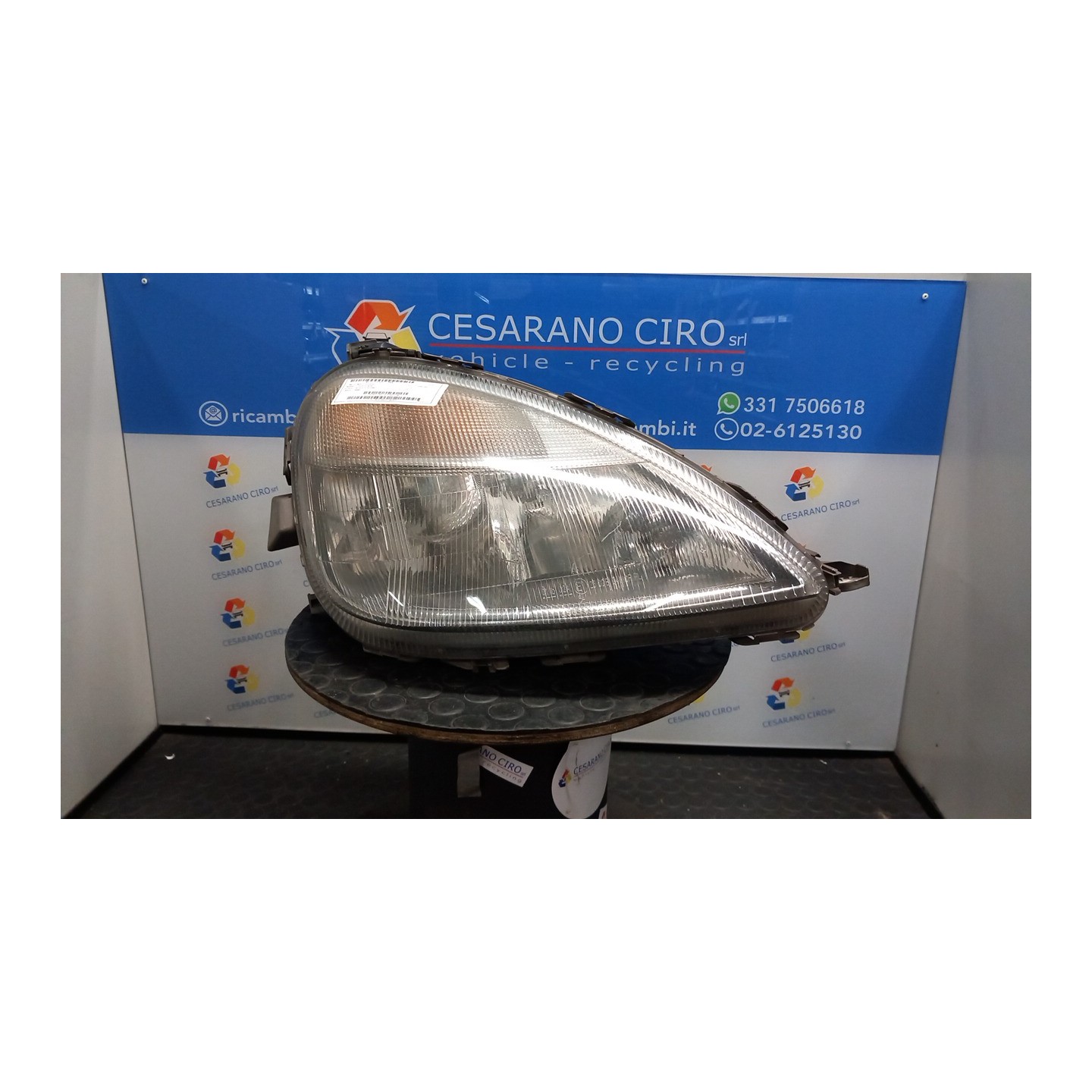 PROIETTORE DX. 001 MERCEDES-BENZ CLASSE A (W168) (03/01-06/04) 166960 A1688201861