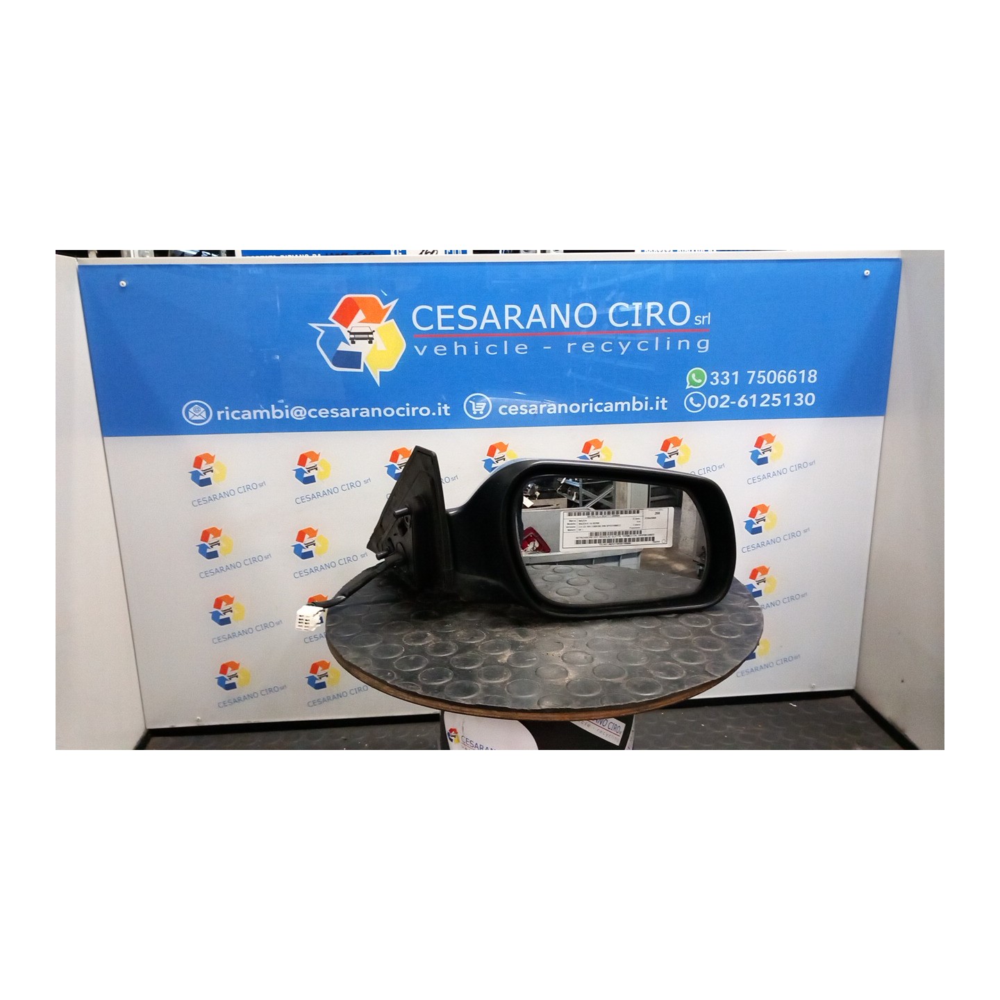 RETROVISORE EST. REGOLAZ. ELETTR. TERMICO DX. 004 MAZDA MAZDA 6 1A SERIE (06/02-06/09 RF GR2F69120B22