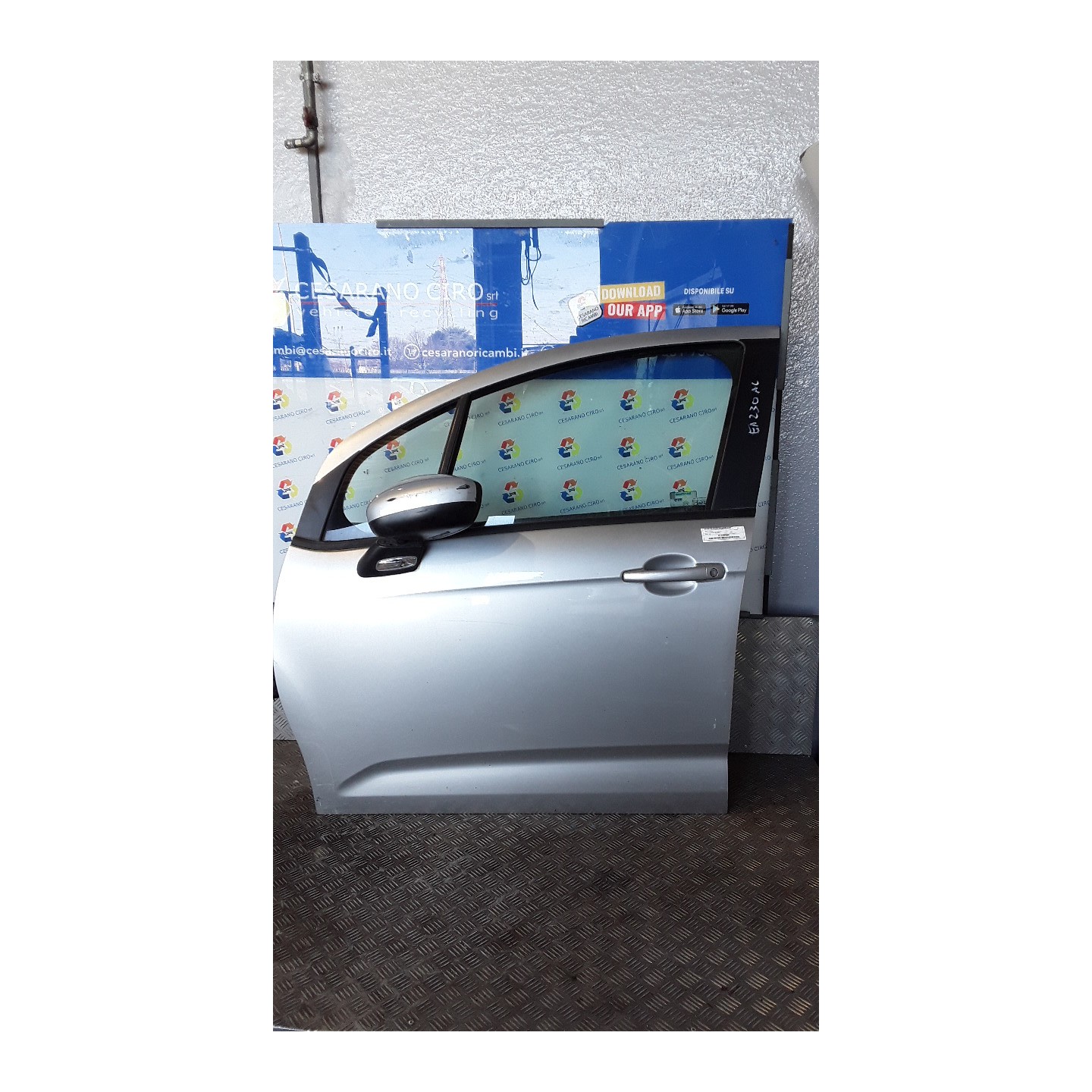 PORTA ANT. SX. 018 CITROEN C3 2A SERIE (A51) (09/09-06/13 8HZ 9002AZ