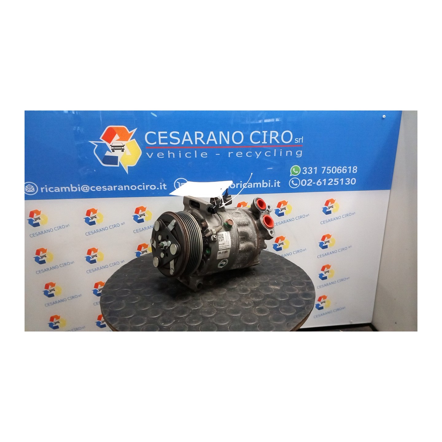 COMPRESSORE A/C 055 FORD C-MAX (CB7) (09/10-05/15) T1DB 1722070