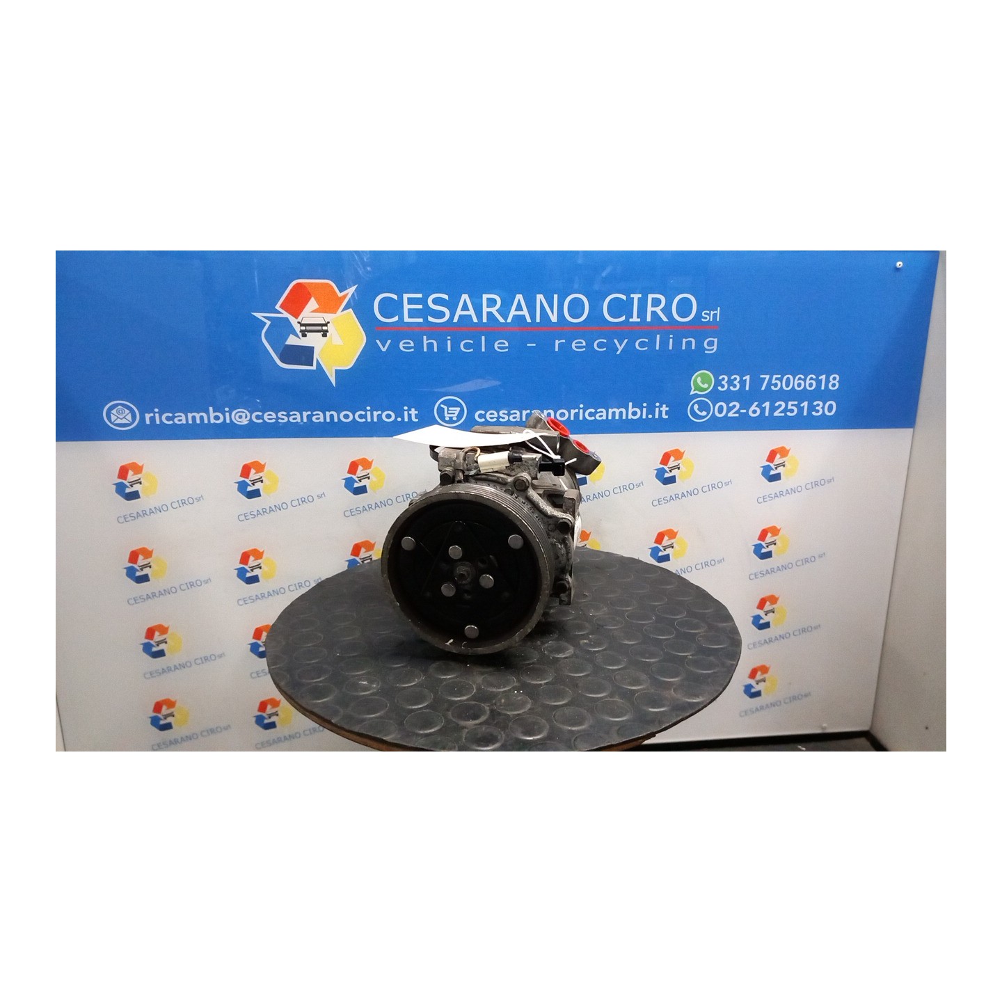 COMPRESSORE A/C PUNZONATURA SD7V16MPN1069 066 DACIA LOGAN (05/08-10/12) K7M F7 926000097R