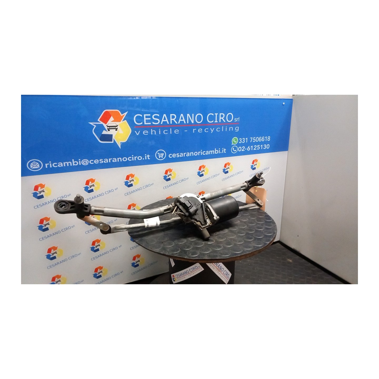 MECCANISMO TERGIPARABREZZA CON MOTORINO 142 FIAT PUNTO (2U) (07/03-01/07) 188A9000 46834851