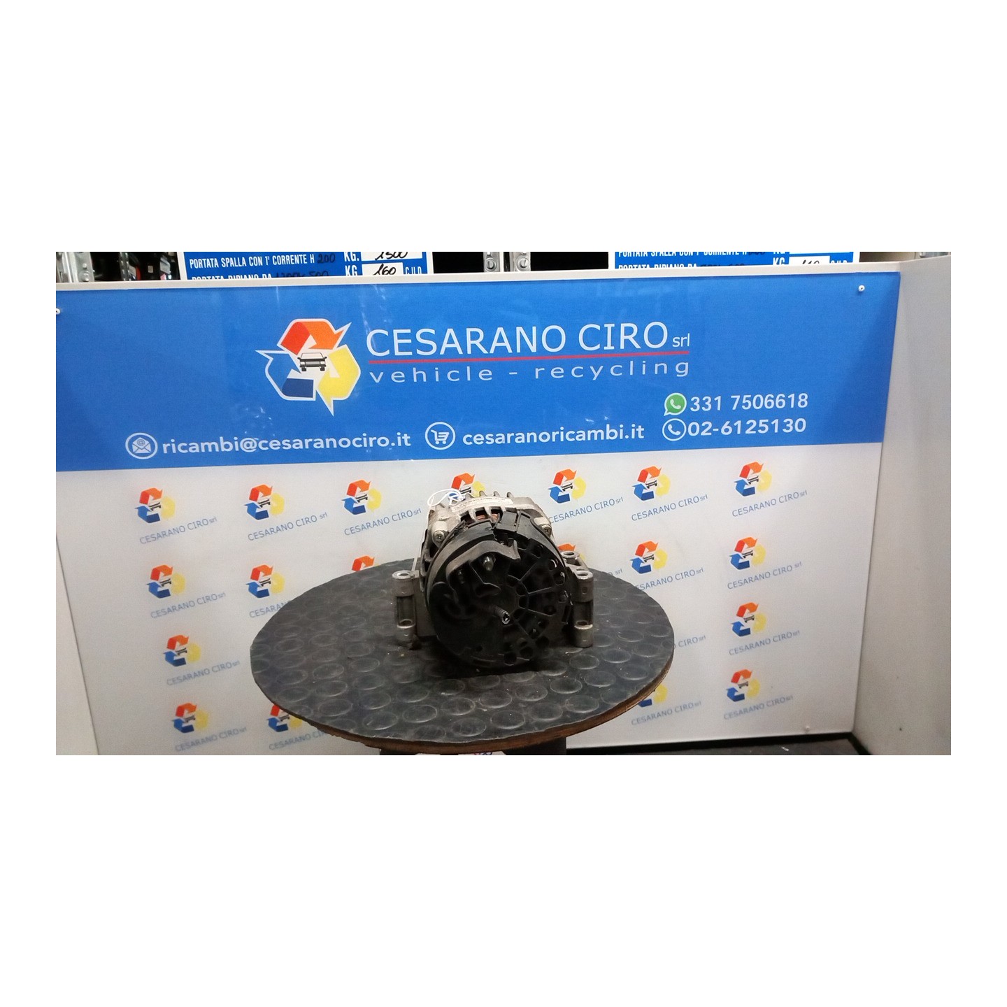 ALTERNATORE 120A P/A/C 028 FIAT 500 (83) (06/12-06/16) 199B1000 52003519