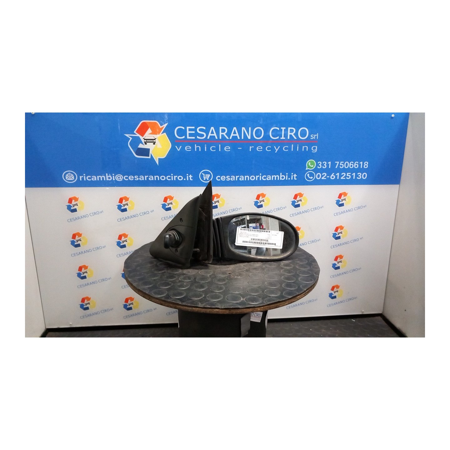 RETROVISORE EST. PRIMER DX. 013 FIAT SEICENTO (1E) (02/98-07/05) 187A1000 735250511