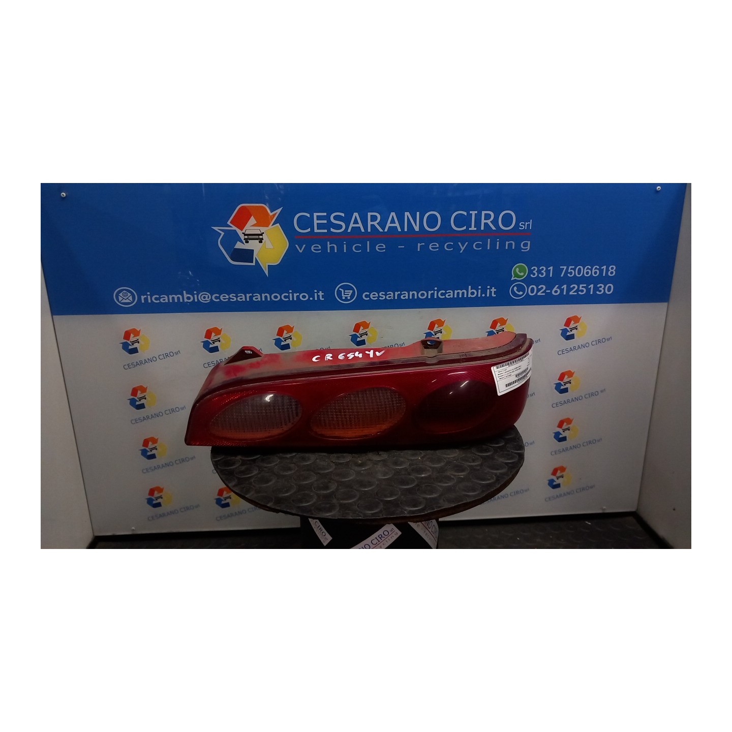 FANALE POST. DX. 015 FIAT SEICENTO (1E) (02/98-07/05) 187A1000 46511337