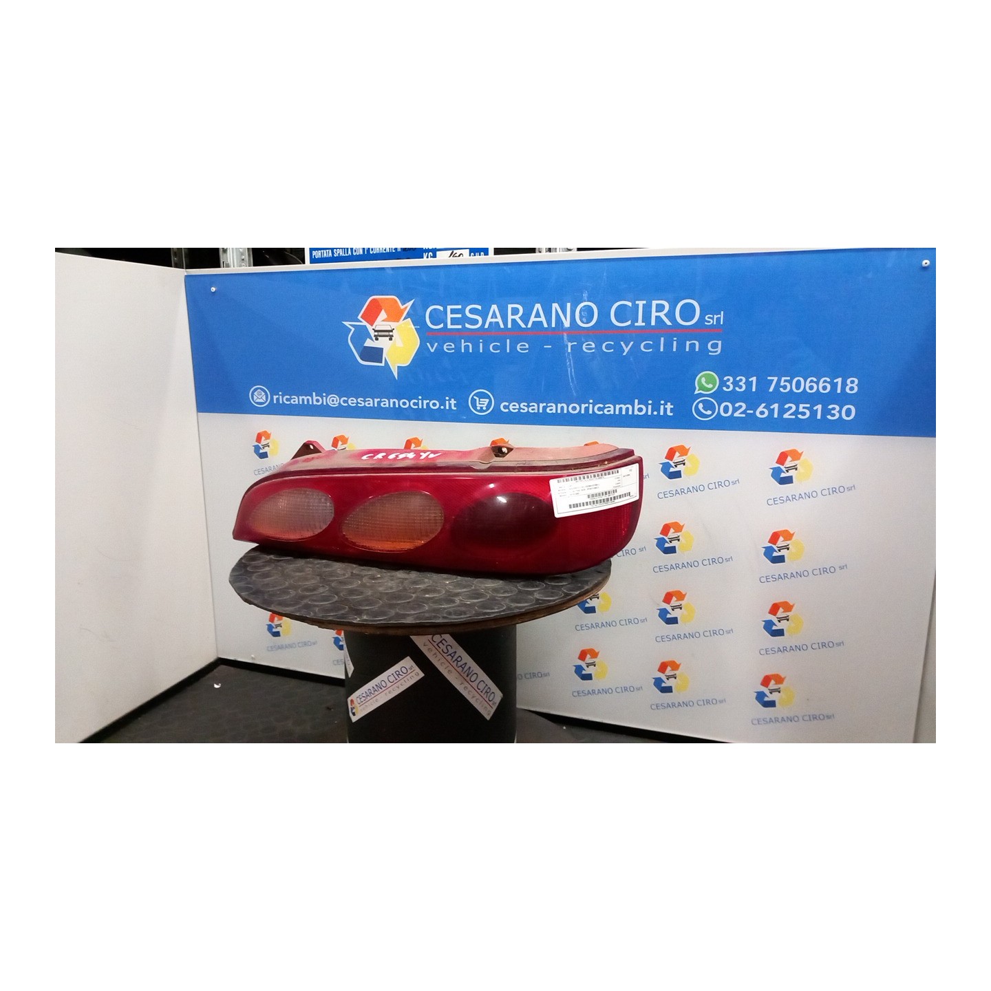FANALE POST. DX. 015 FIAT SEICENTO (1E) (02/98-07/05) 187A1000 46511337