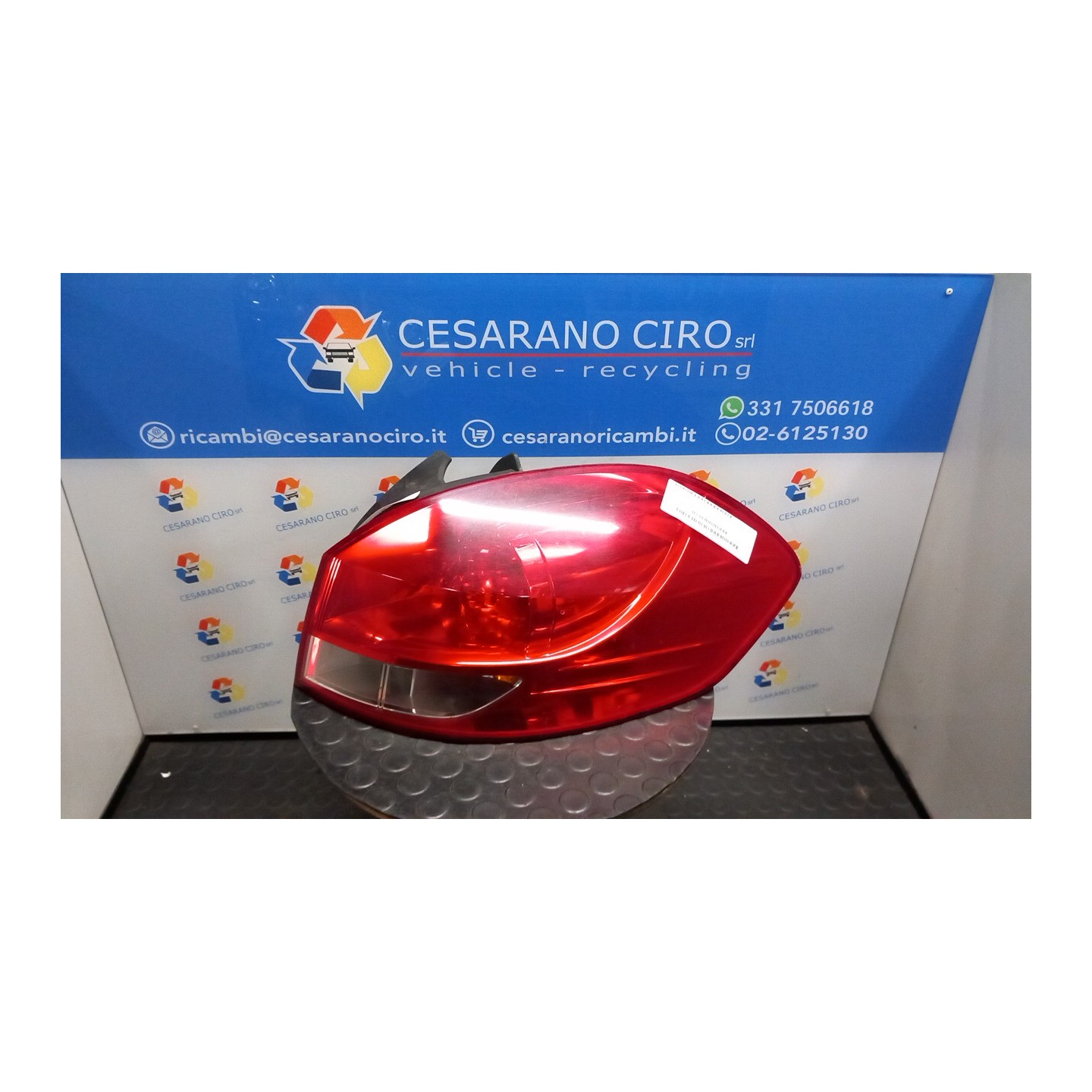 FANALE POST. DX. 029 RENAULT CLIO 3A SERIE (05/09-) D4FD7 8200586844