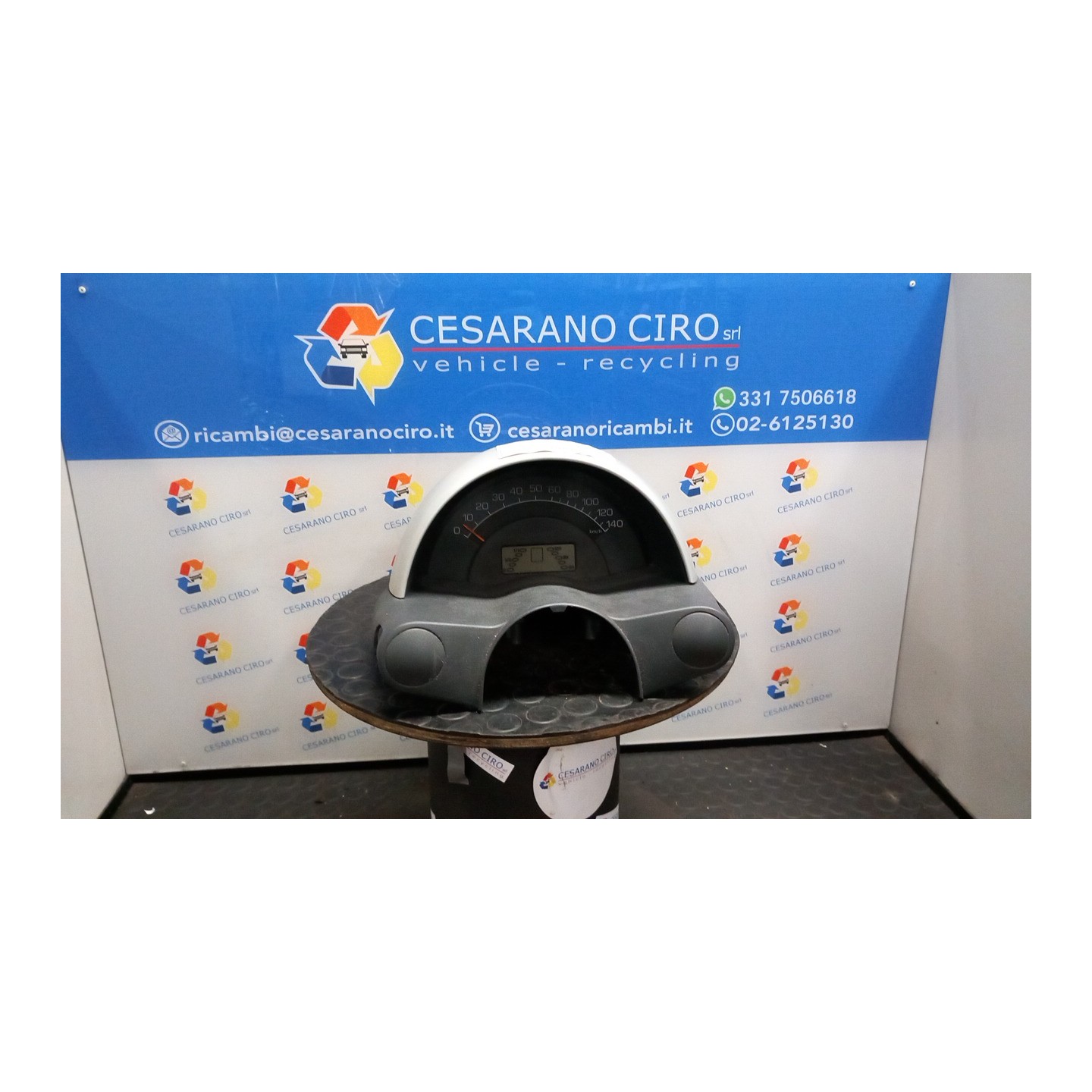 STRUMENTAZIONE 145 SMART FORTWO (A/C450) (01/04-10/07) 15 Q0019384V001000000