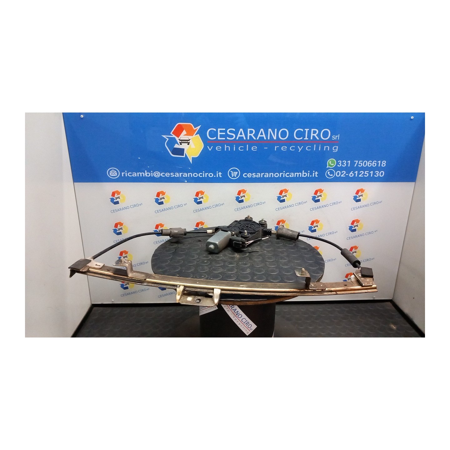 ALZACRISTALLO ELETTR. PORTA ANT. CON MOTORINO SX. 159 FIAT SEICENTO (1E) (02/98-07/05) 187A1000 46512304