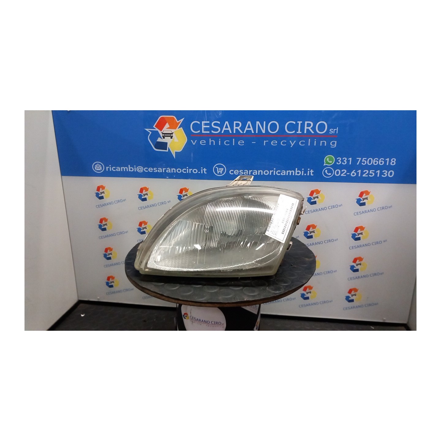 PROIETTORE SX. 163 FIAT SEICENTO (1E) (02/98-07/05) 187A1000 46514925