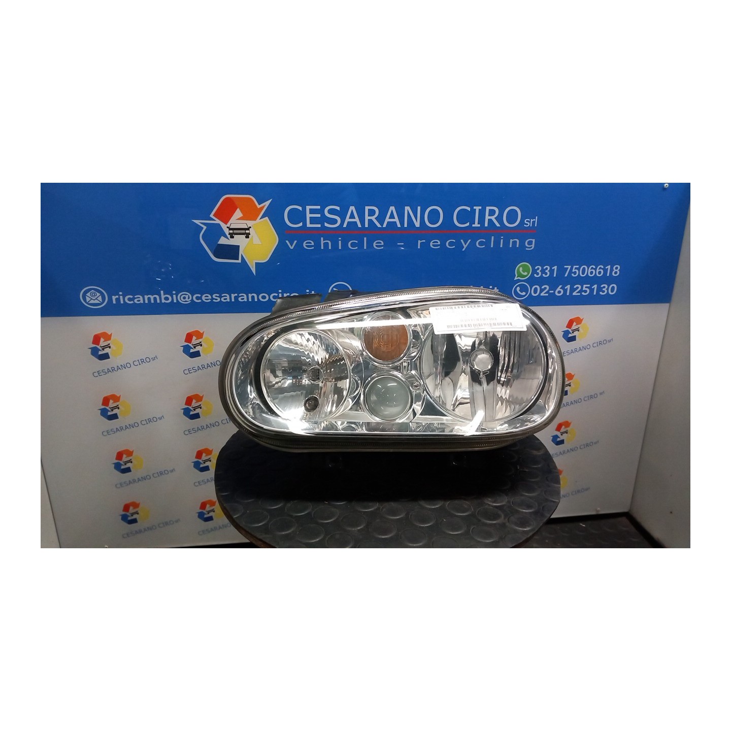 PROIETTORE C/FENDI SX. 169 VOLKSWAGEN GOLF (1J) (09/97-03/06) AXP 1J1941017N