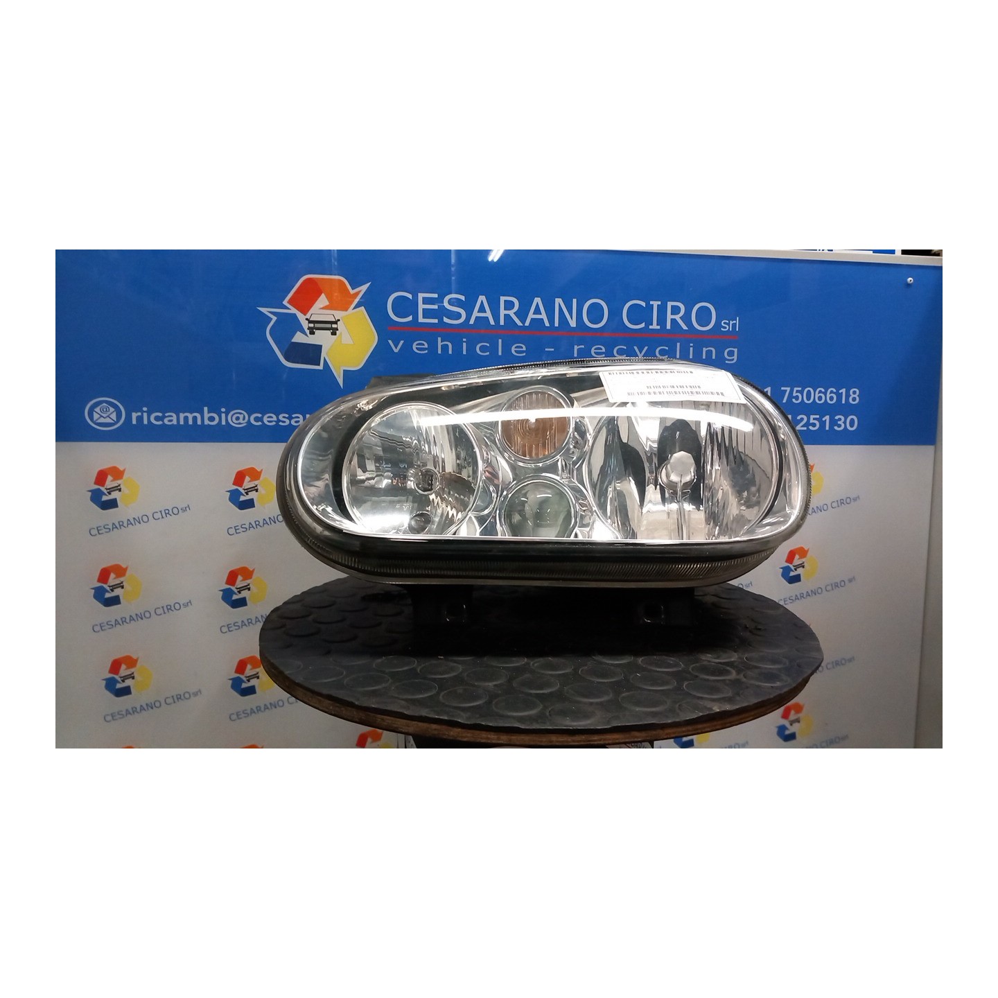 PROIETTORE C/FENDI SX. 169 VOLKSWAGEN GOLF (1J) (09/97-03/06) AXP 1J1941017N