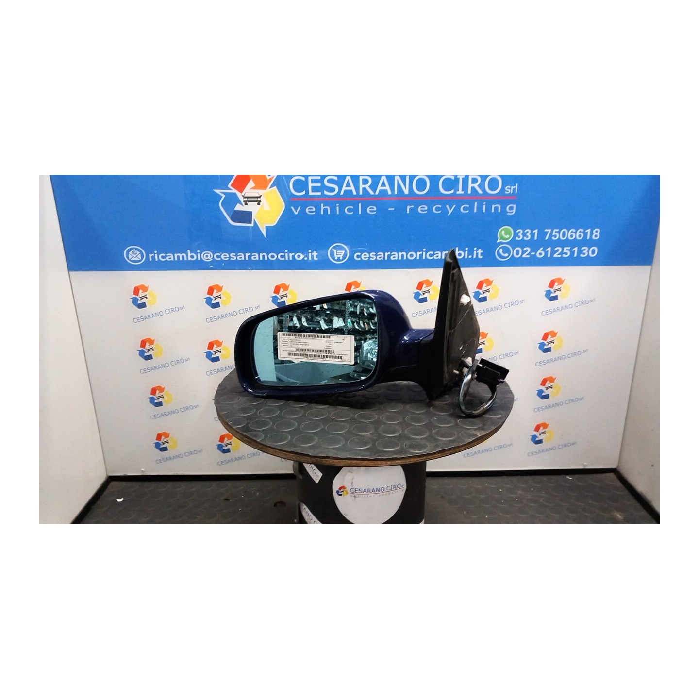 RETROVISORE EST. REGOLAZ. ELETTR. C/PACCHETTO MEMORY SX. 171 VOLKSWAGEN GOLF (1J) (09/97-03/06) AXP 1J1857507E01C