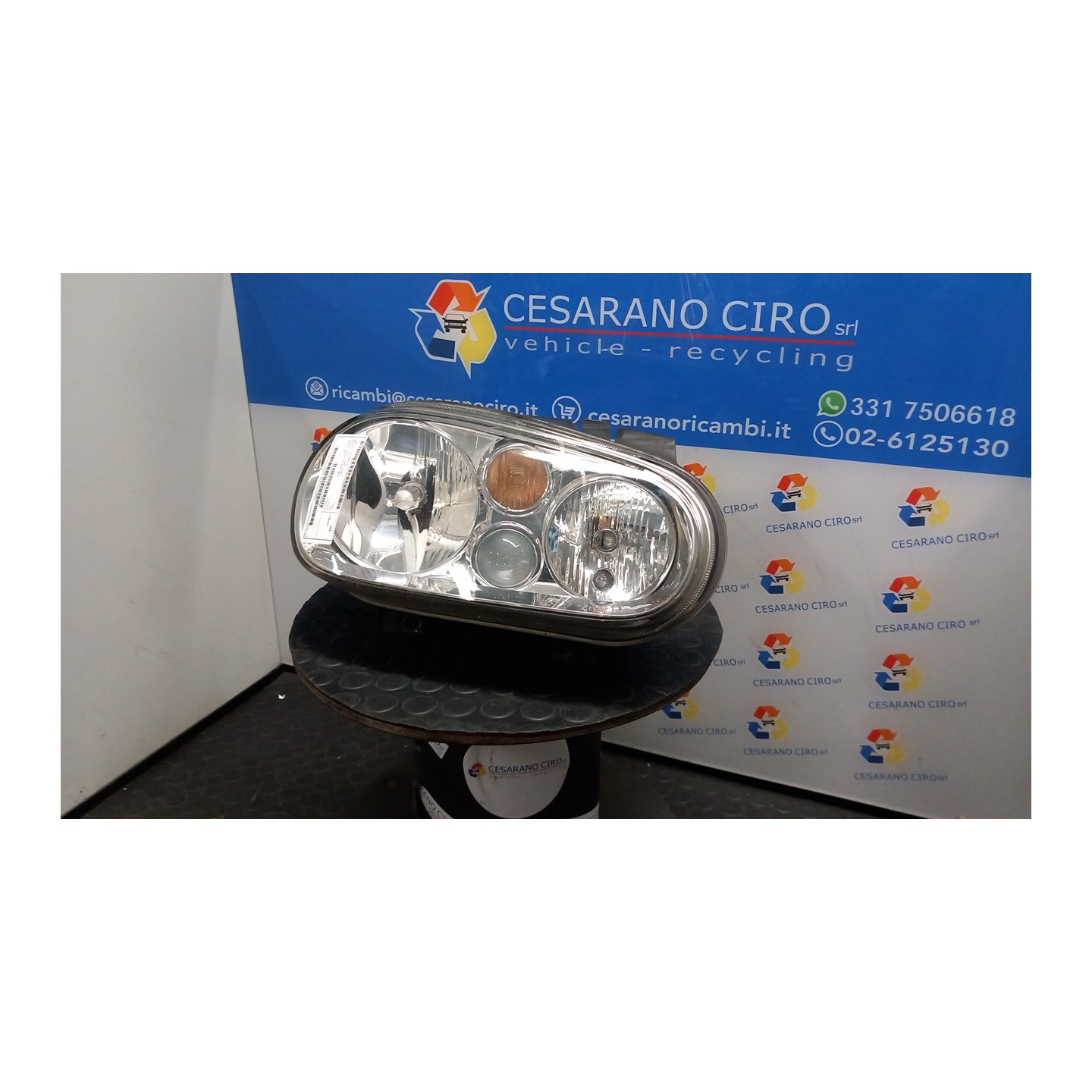 PROIETTORE C/FENDI DX. 173 VOLKSWAGEN GOLF (1J) (09/97-03/06) AXP 1J1941018N