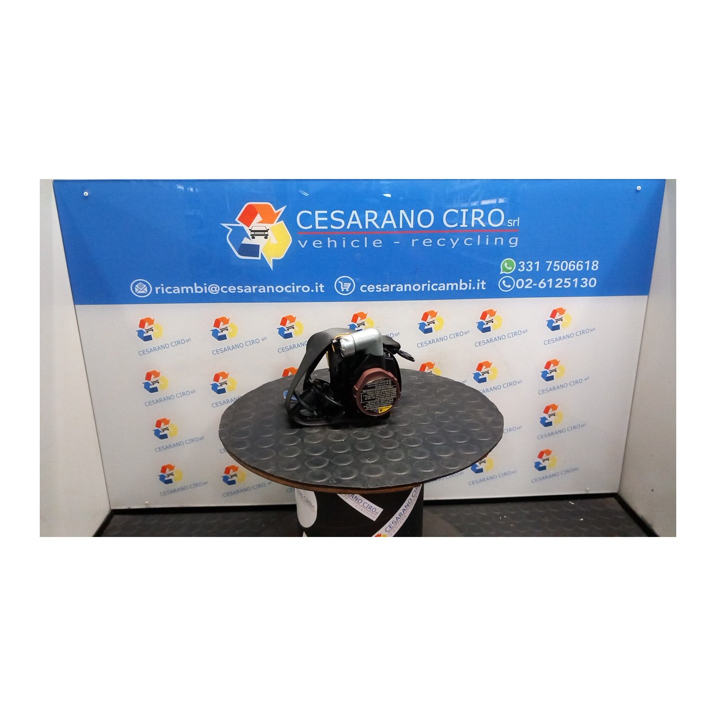 CINTURA DI SICUREZZA ANT. DX. 017 CHEVROLET (DAEWOO) SPARK (M300) (01/10-12/15) B10D1 95959729