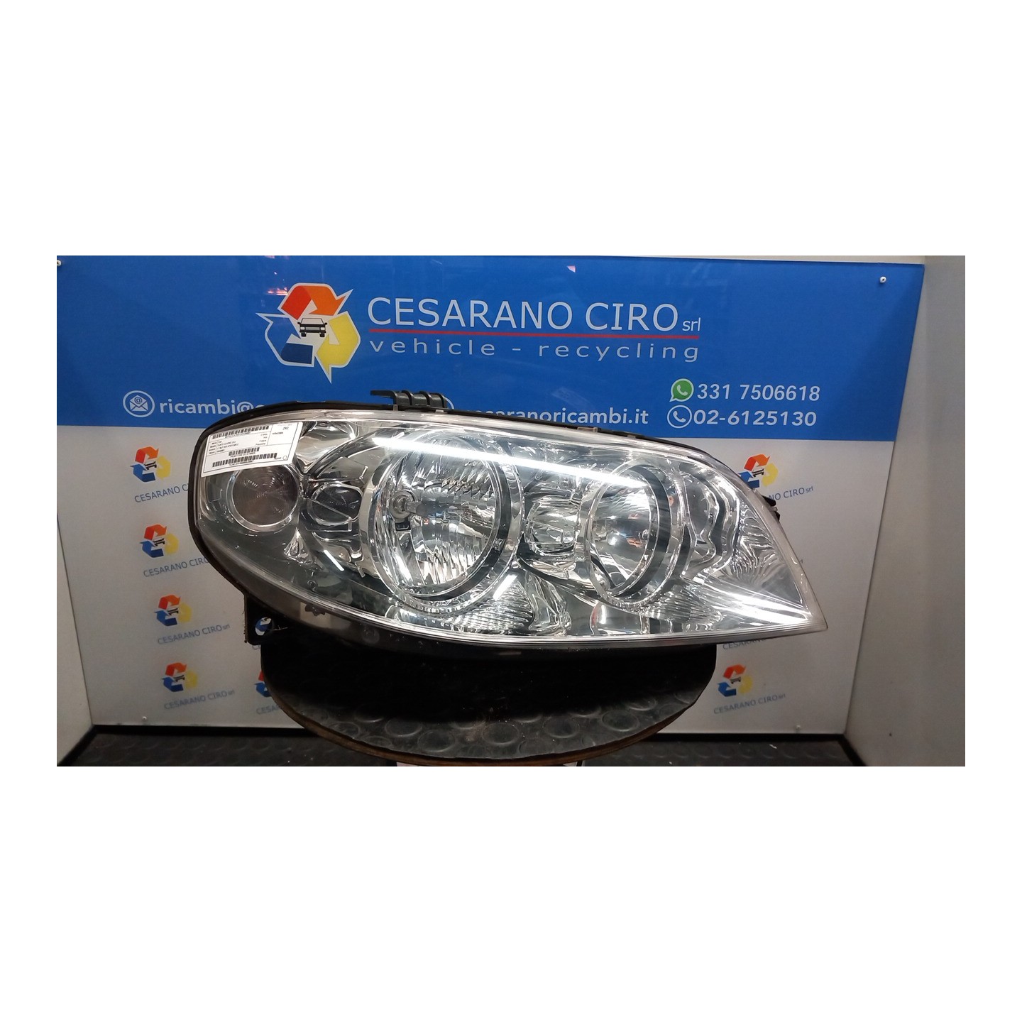 PROIETTORE DX. 097 FIAT PUNTO CLASSIC (2U) (01/07-12/1 188A9000 51760025