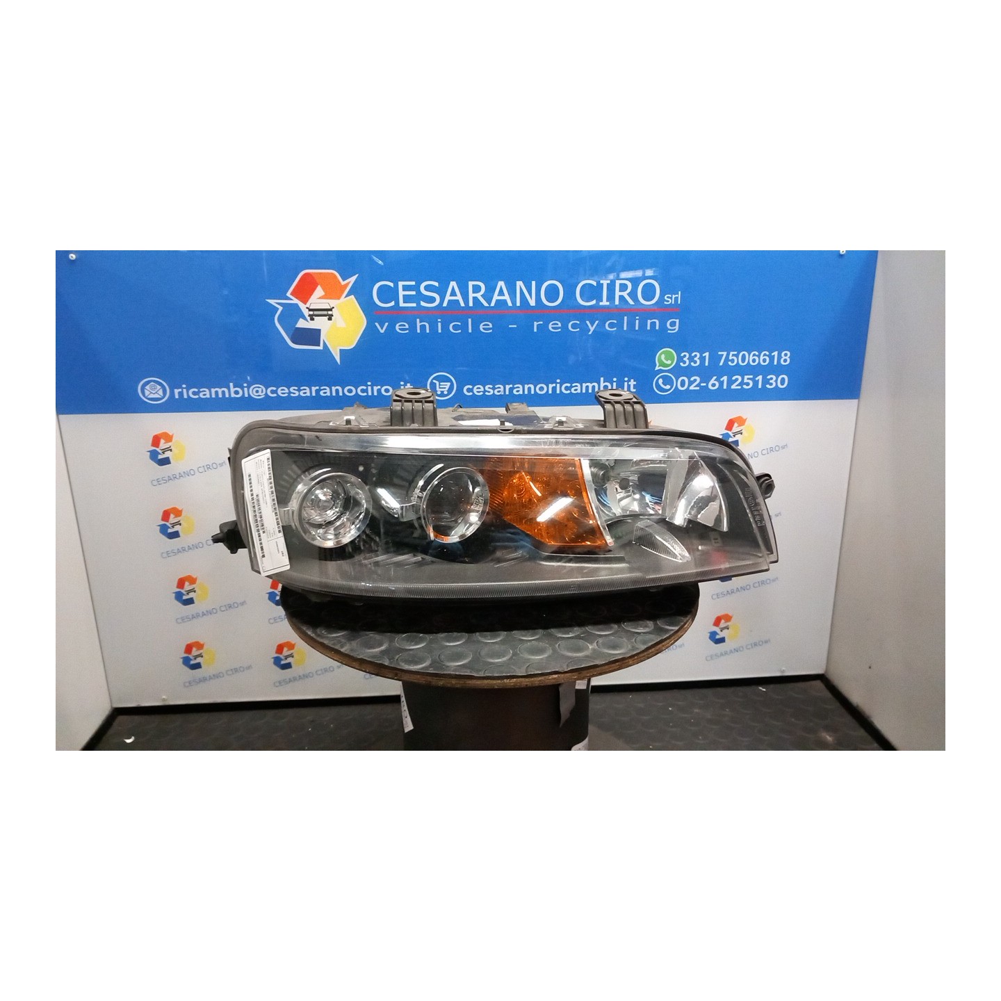 PROIETTORE DX. 145 FIAT PUNTO (1N/1P) (07/99-12/05) 188A4000 46814548