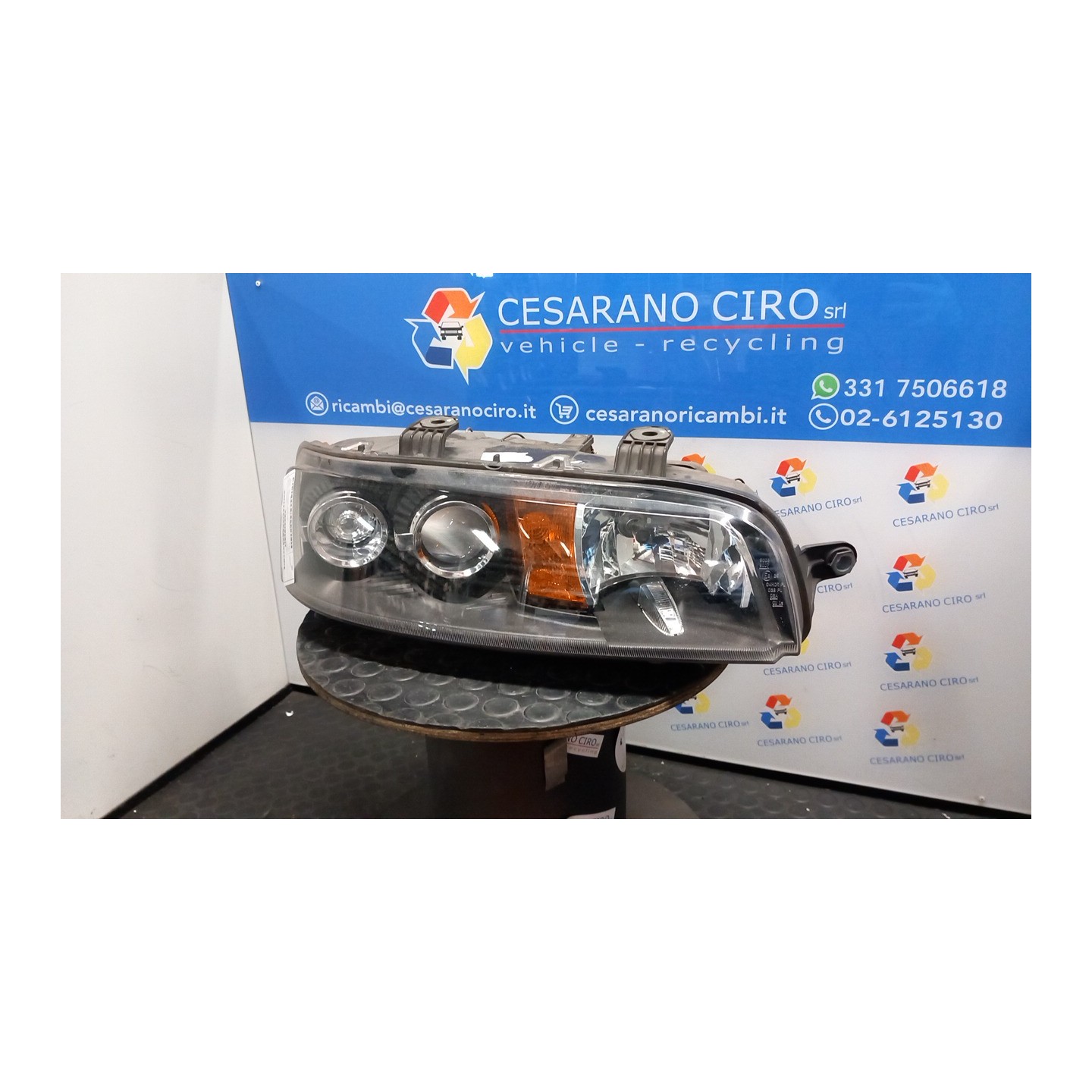 PROIETTORE DX. 145 FIAT PUNTO (1N/1P) (07/99-12/05) 188A4000 46814548