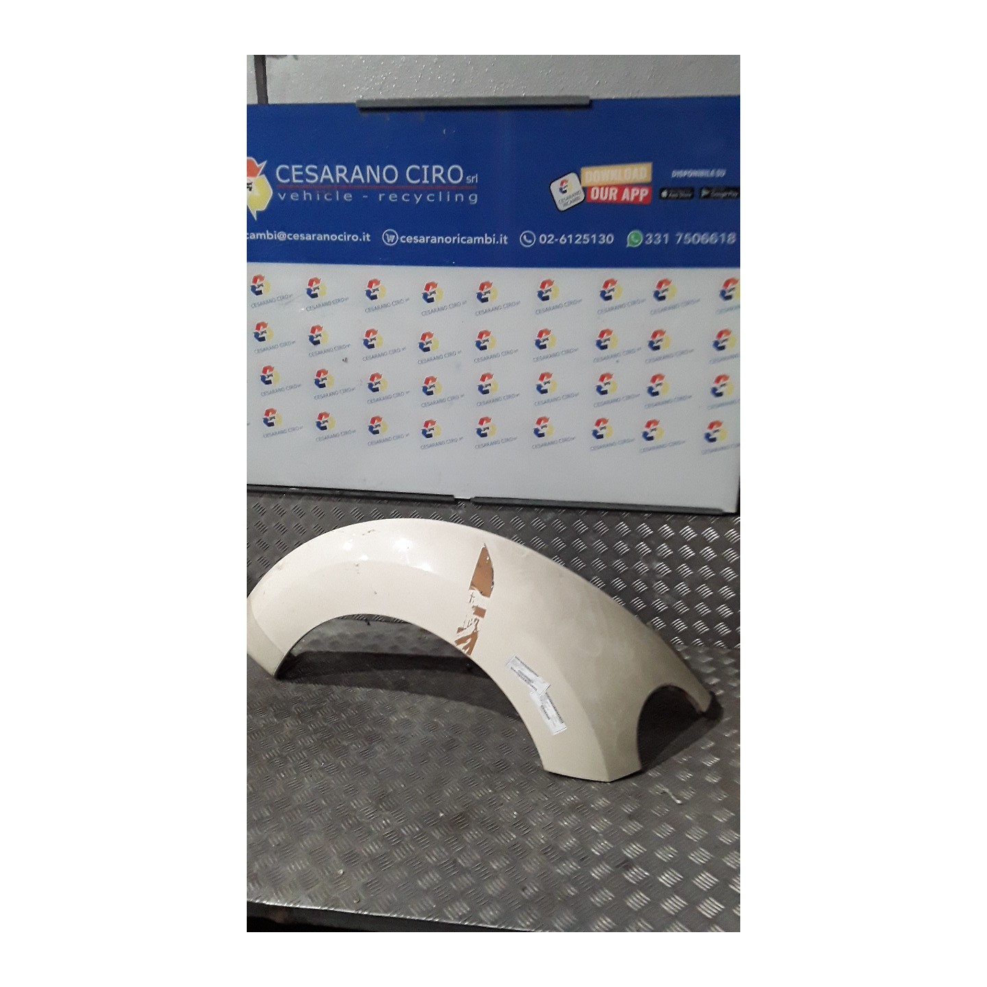 PARAFANGO POST. SX. 104 VOLKSWAGEN NEW BEETLE CABRIO (1Y) BFS 1Y0809603C