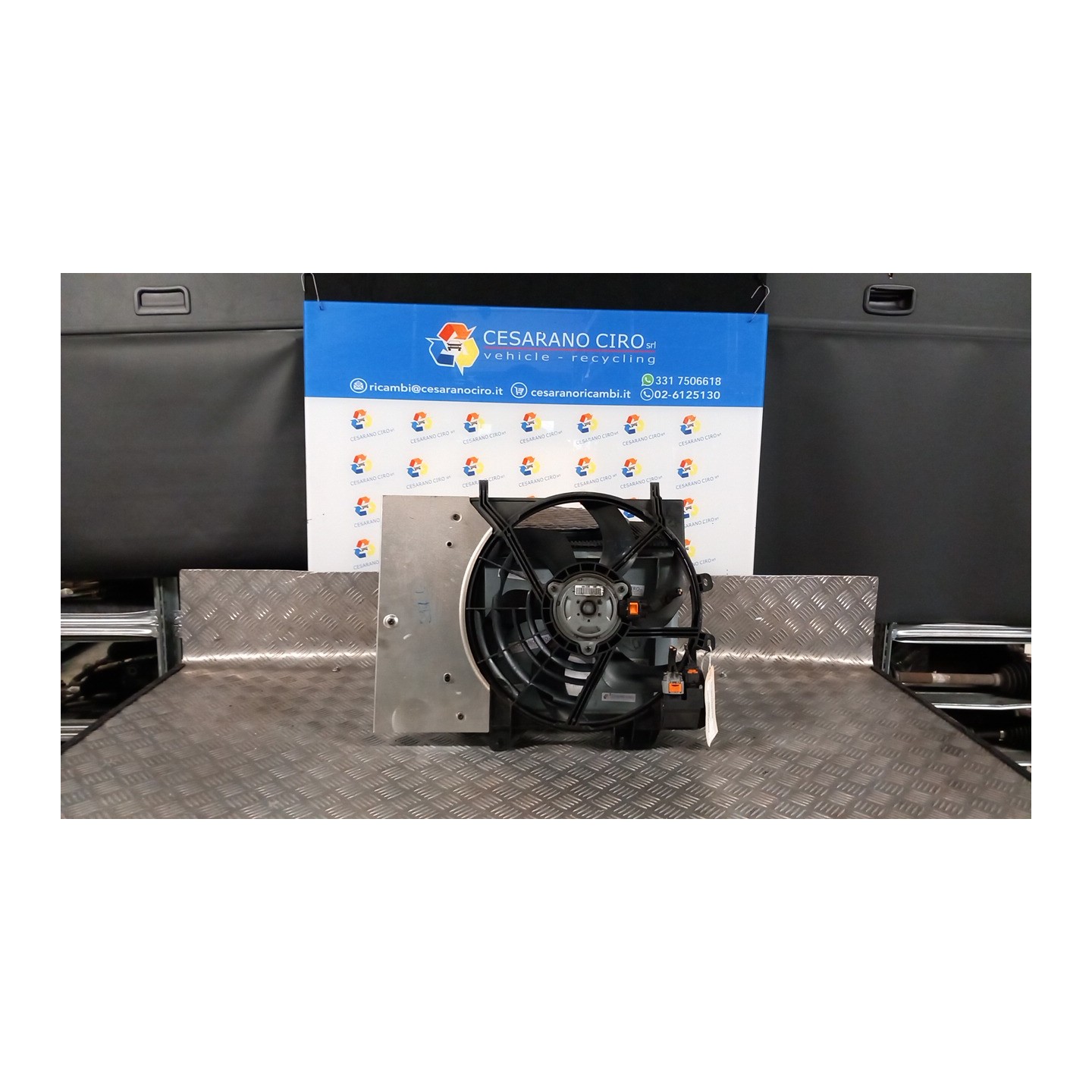ELETTROVENTOLA CON SUPPORTO 1 VELOCI 003 PEUGEOT 208 (01/12-11/15) 9H05 1253H4