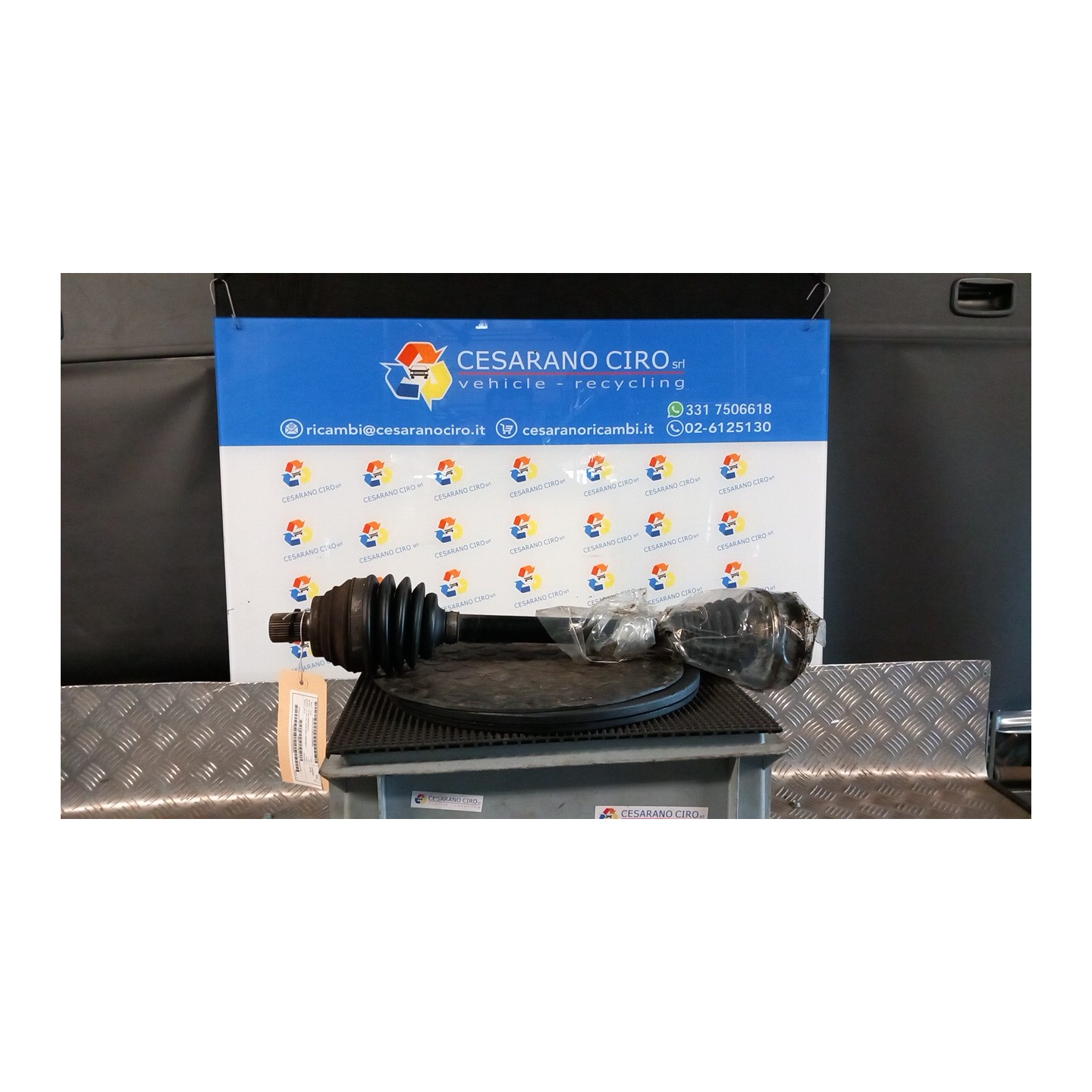 SEMIALBERO ANT. COMPL. CAMBIO AUTOMATICO SX. 003 AUDI A3 (8P) (04/03-06/10) BLR 1K0407271PH