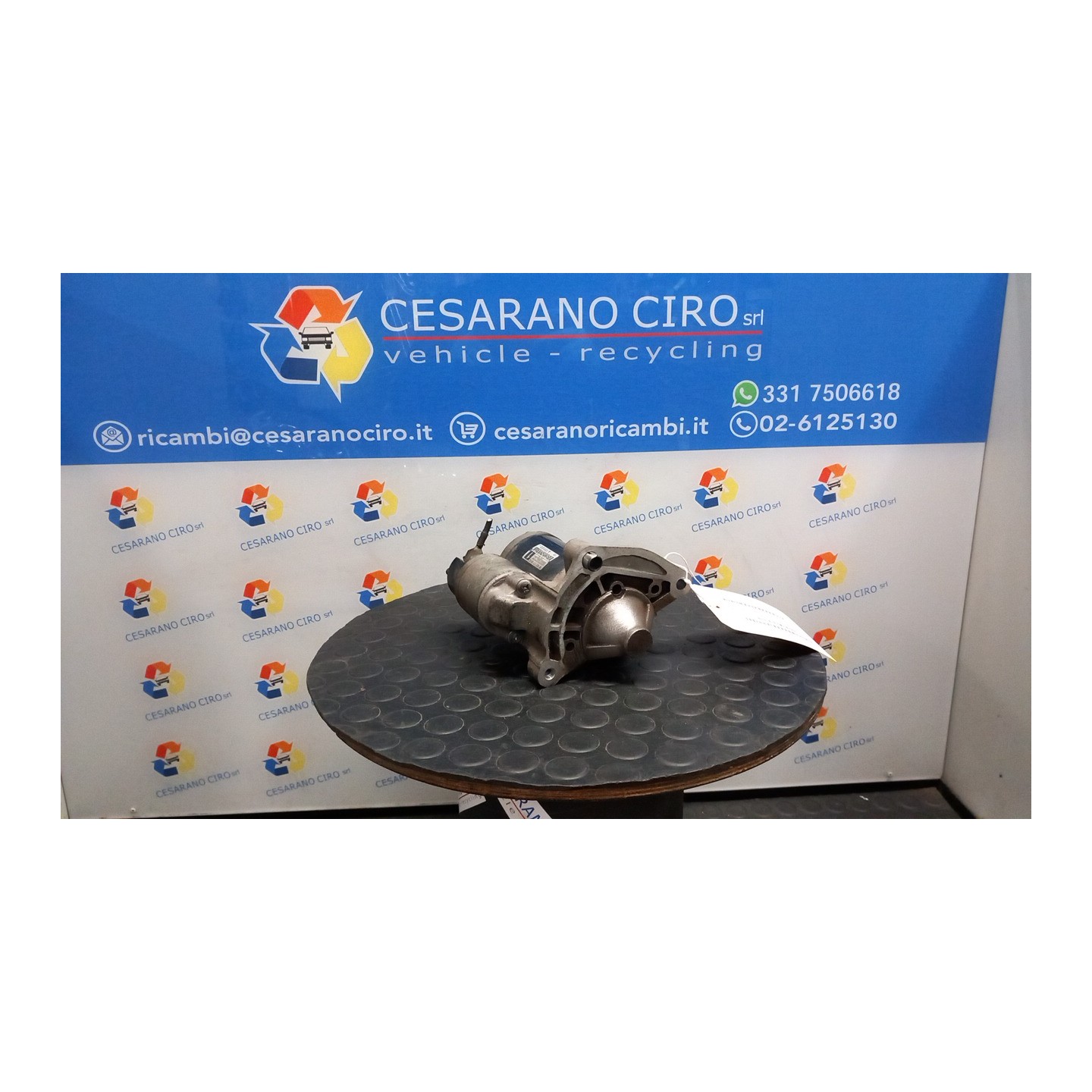 MOTORINO AVVIAMENTO 019 FIAT FIORINO (3N) (10/07-04/16) KFV 9609313280