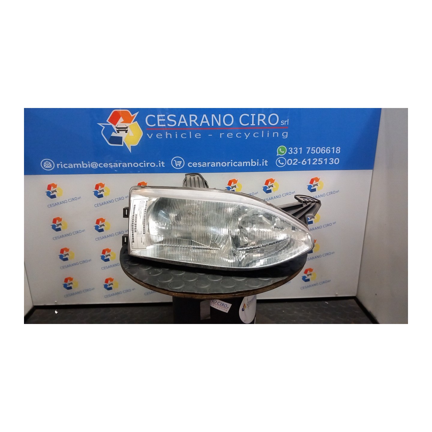 PROIETTORE - 04/98 DX. 086 FIAT PALIO (PY) (09/97-09/03) 178E2000 46537111