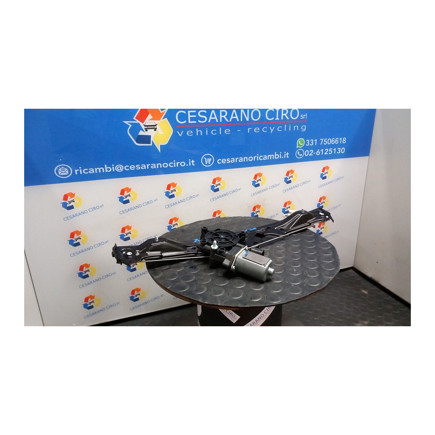ALZACRISTALLO ELETTR. PORTA ANT. C/MOTORINO DX. 041 FORD KA (CCU) (10/08-) 169A1000 1749889