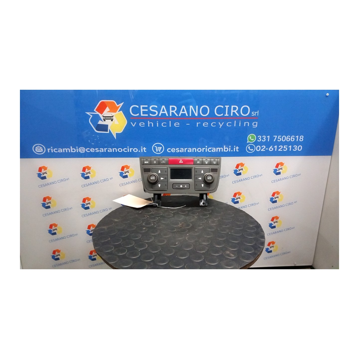 BLOCCO COMANDO CLIMATIZZAZIONE 050 FIAT IDEA (4D/2S) (10/03-12/12) 188B2000 77364222
