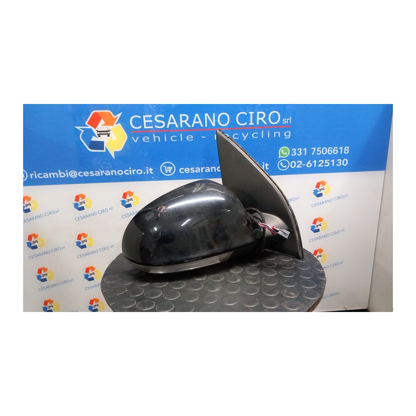 RETROVISORE EST. REGOLAZ. ELETTR. DX. 063 VOLKSWAGEN GOLF (1K) (10/03-12/09) BLF 1K1857508CN9B9