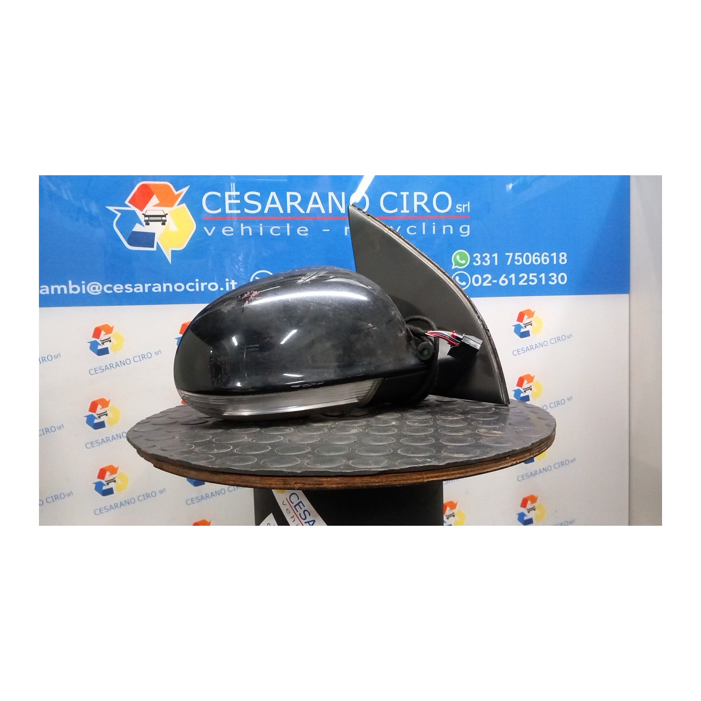 RETROVISORE EST. REGOLAZ. ELETTR. DX. 063 VOLKSWAGEN GOLF (1K) (10/03-12/09) BLF 1K1857508CN9B9