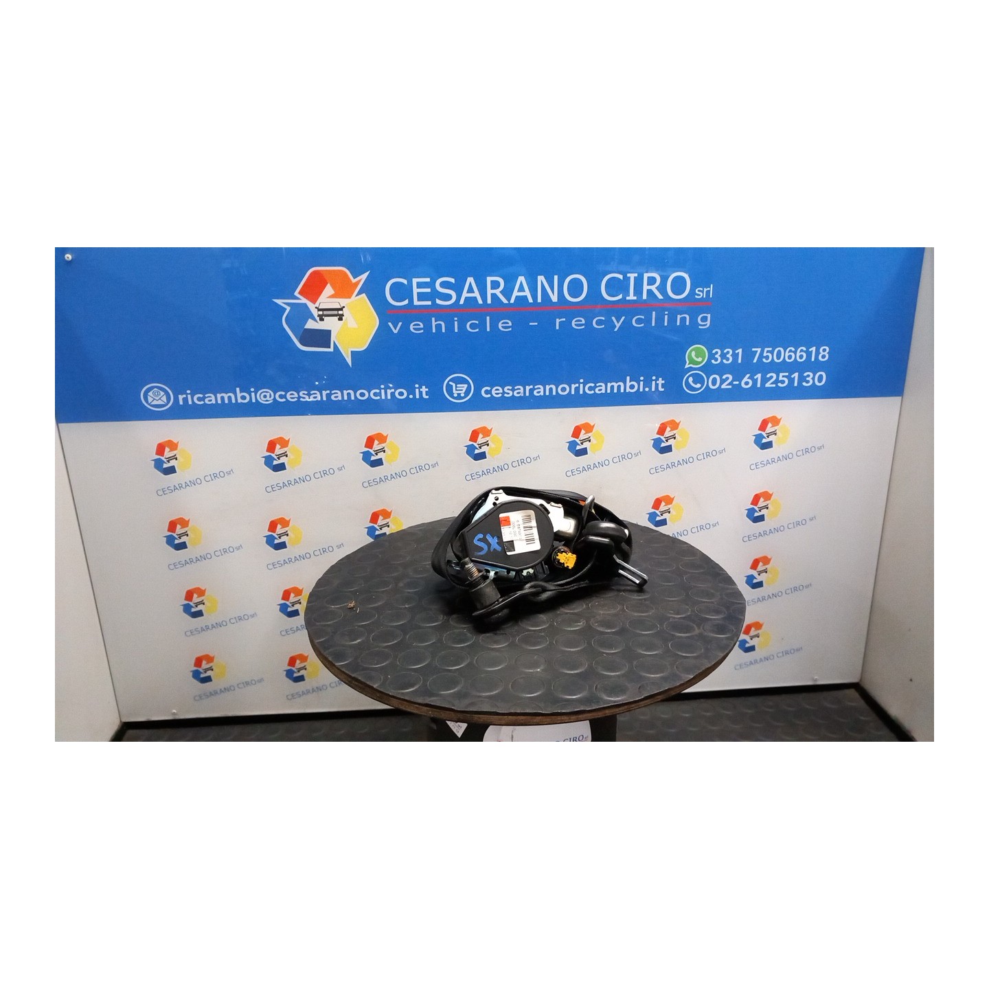 CINTURA DI SICUREZZA ANT. SX. 106 FORD C-MAX (CB7) (09/10-05/15) T1DB 1687778