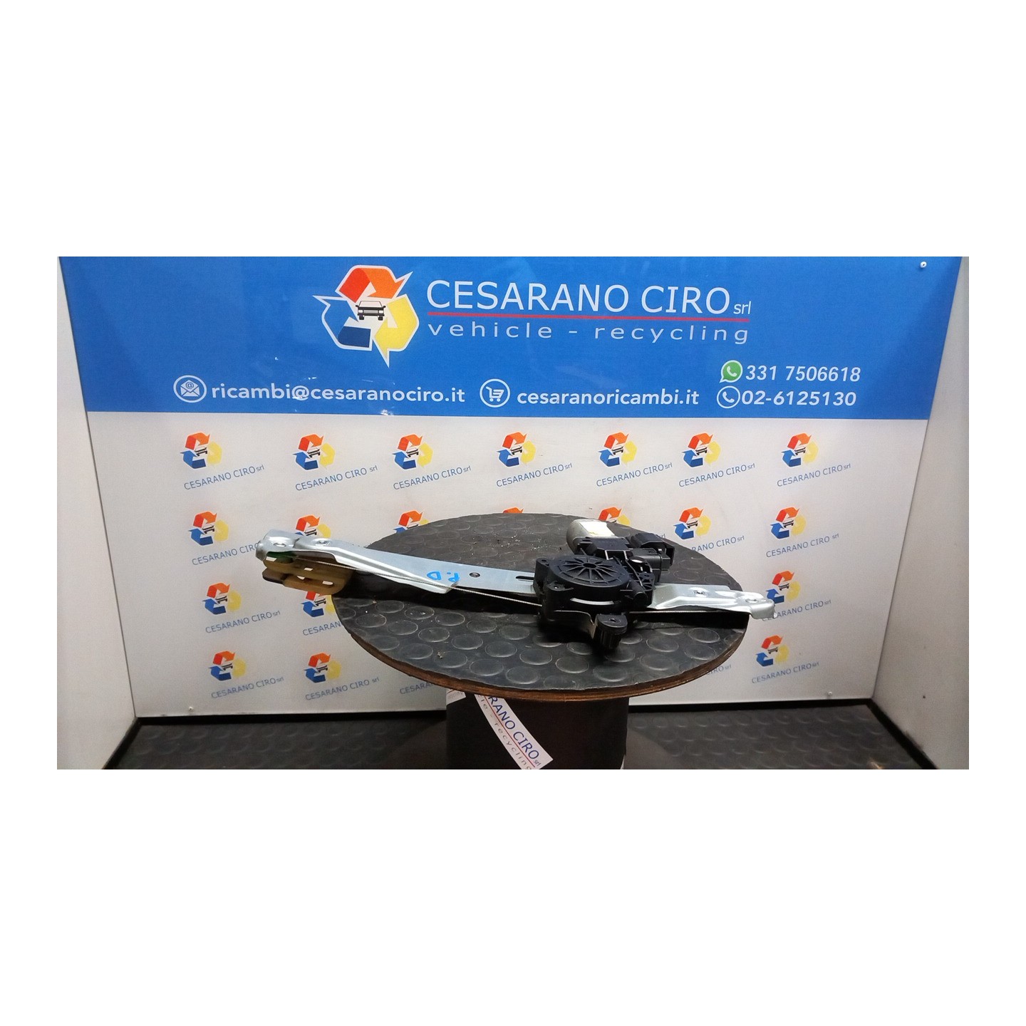 ALZACRISTALLO ELETTR. PORTA POST. C/MOTORINO DX. 108 FORD C-MAX (CB7) (09/10-05/15) T1DB 1884431