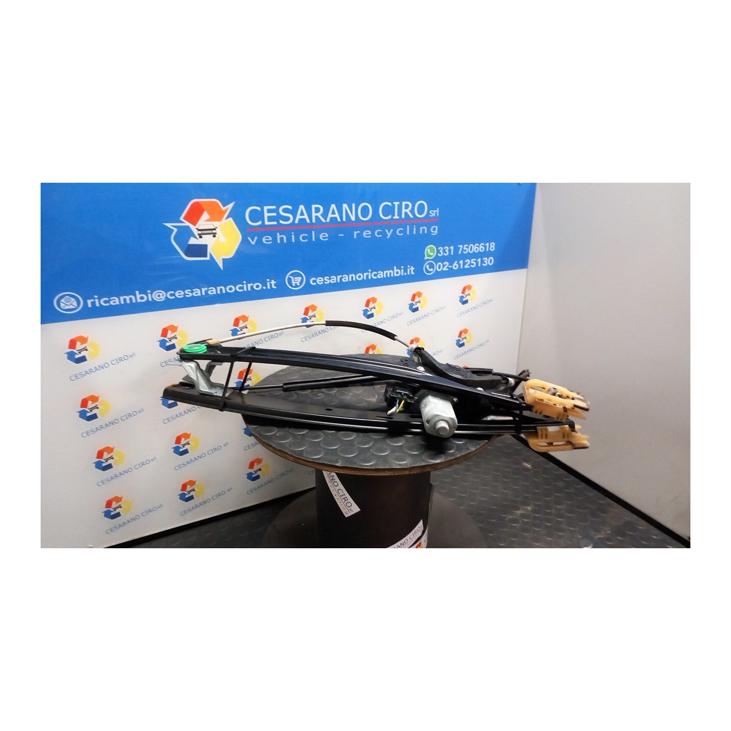 ALZACRISTALLO ELETTR. PORTA ANT. AP./CH.COMPL.CRIST.ANT. EL. DX. 109 FORD C-MAX (CB7) (09/10-05/15) T1DB 1884419