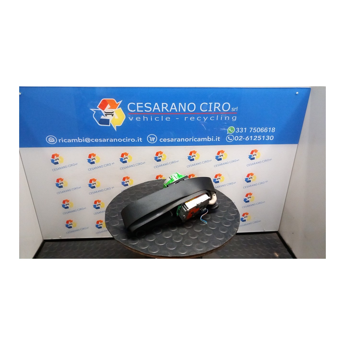 CINTURA DI SICUREZZA ANT. C/AGGANCIO DX. 116 OPEL AGILA (H08) (01/08-) K12B 93194667