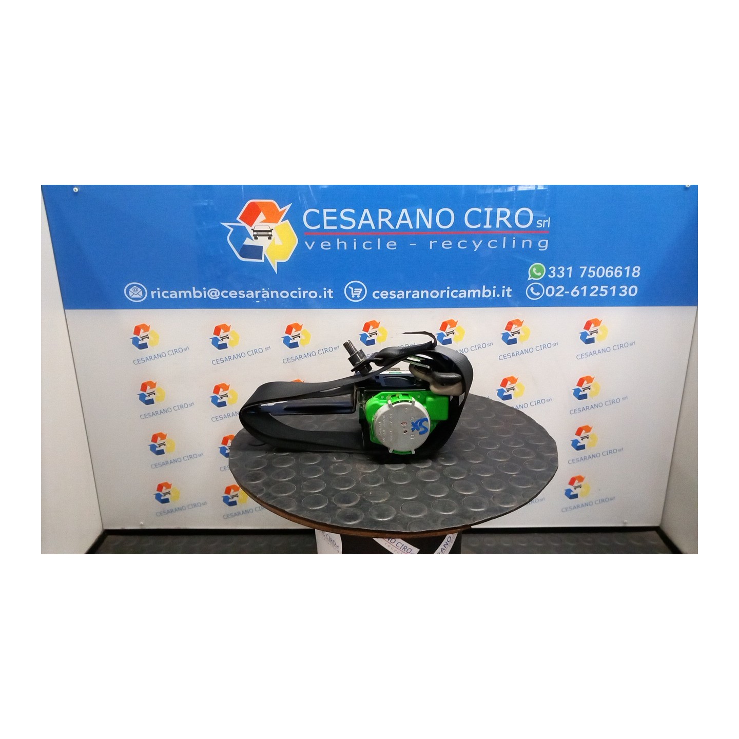 CINTURA DI SICUREZZA ANT. C/AGGANCIO SX. 117 OPEL AGILA (H08) (01/08-) K12B 93194669