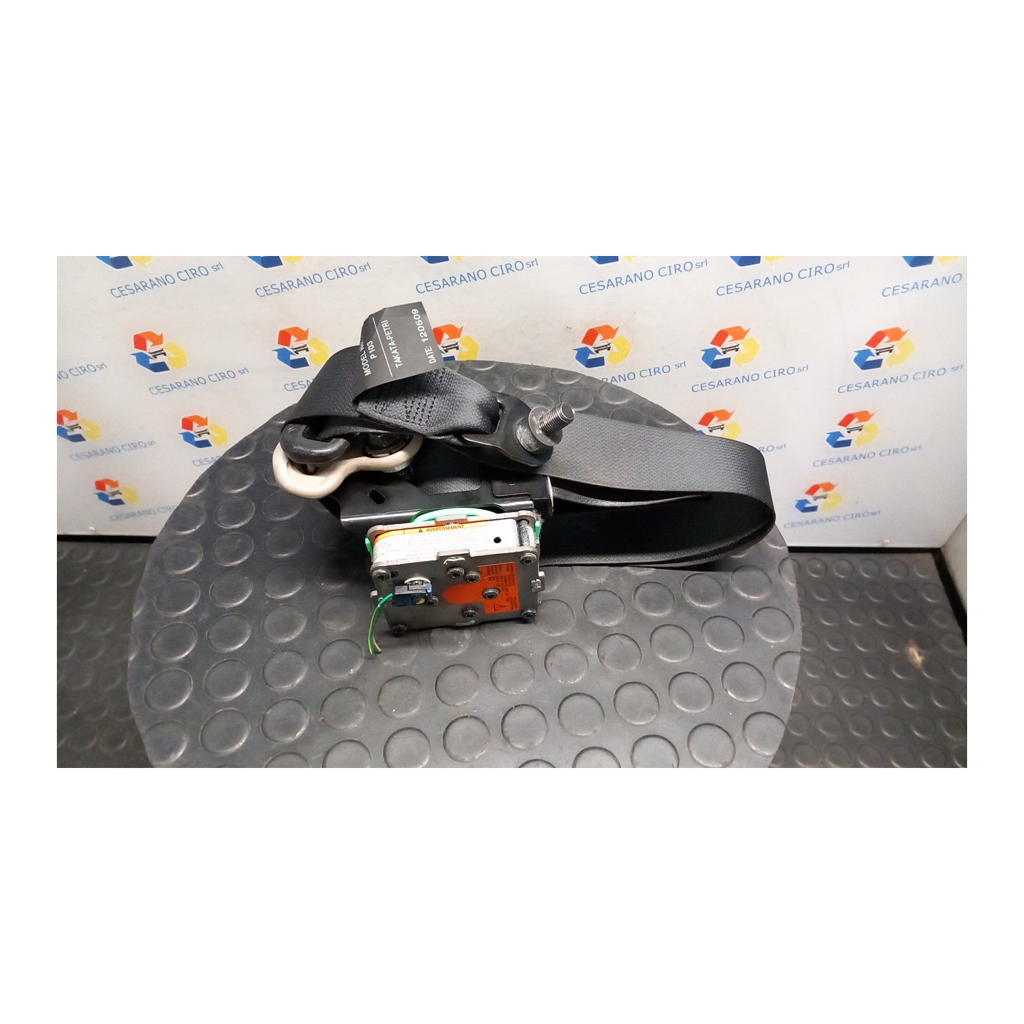 CINTURA DI SICUREZZA ANT. C/AGGANCIO SX. 117 OPEL AGILA (H08) (01/08-) K12B 93194669