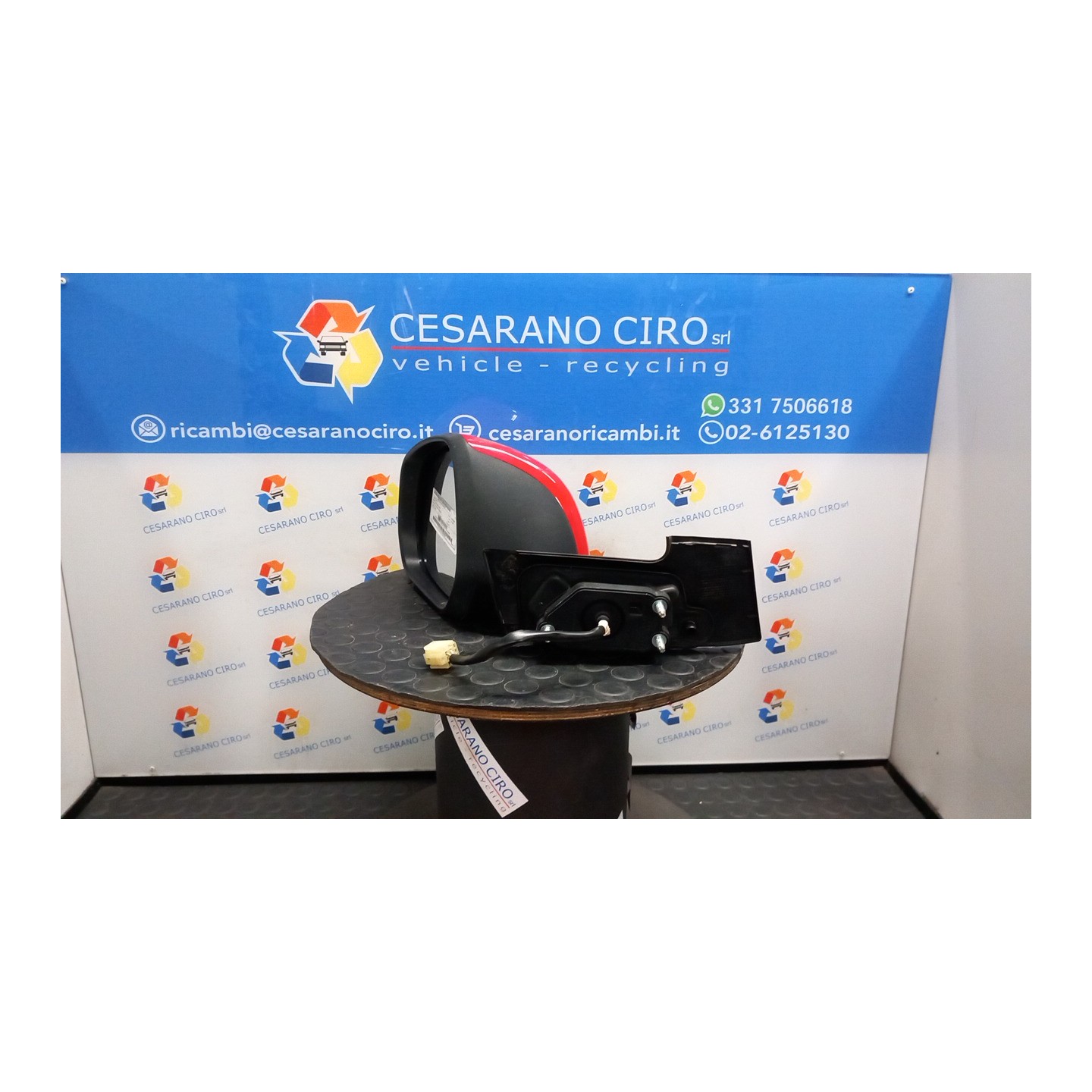 RETROVISORE EST. REGOLAZ. ELETTR. SX. 119 OPEL AGILA (H08) (01/08-) K12B 93196281