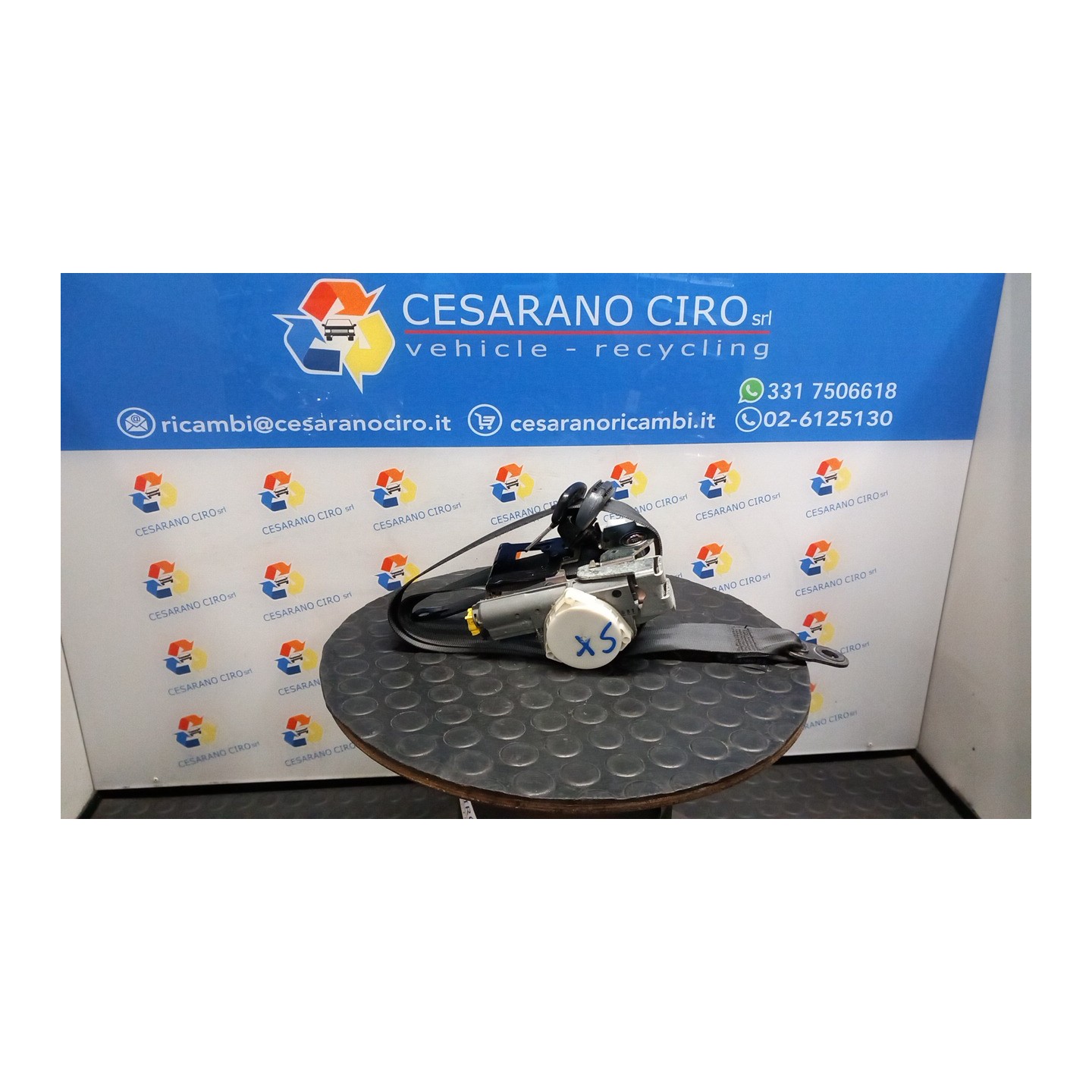 CINTURA DI SICUREZZA ANT. SX. 124 FORD FIESTA (CB1) (09/08-10/13) STJA 1813030