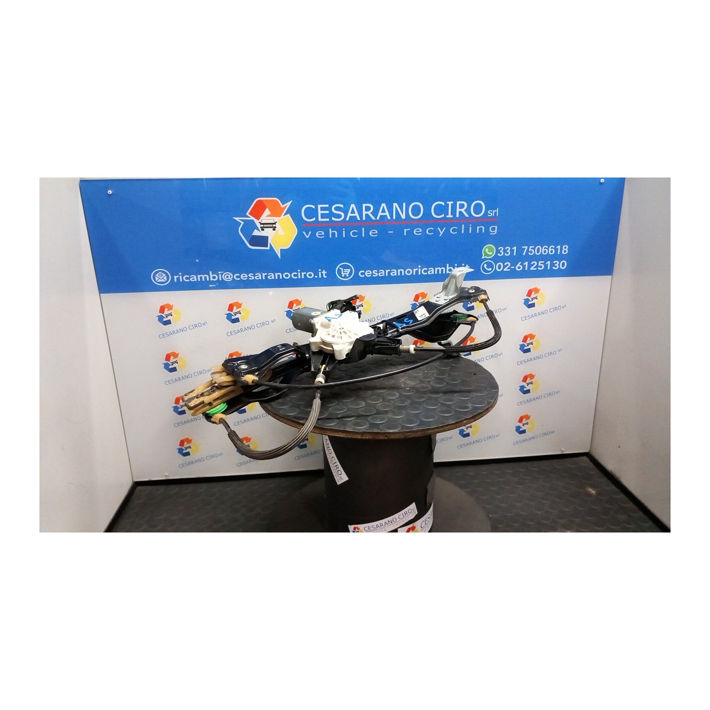 ALZACRISTALLO ELETTR. PORTA ANT. C/MOTORINO SX. 146 FORD FOCUS (CB8) (02/11-11/15) T1DB 1847373
