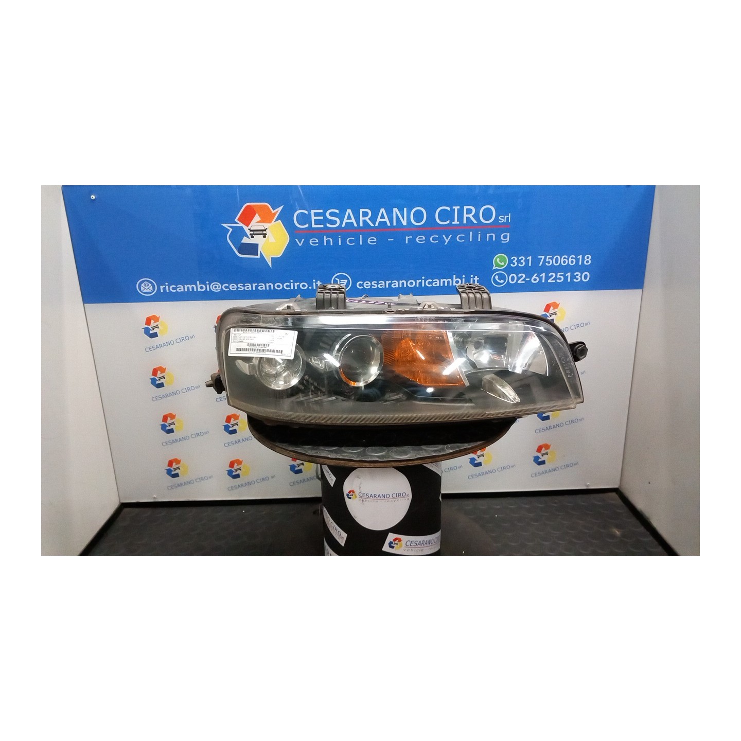 PROIETTORE DX. 179 FIAT PUNTO (1N/1P) (07/99-12/05) 188A4000 46814548
