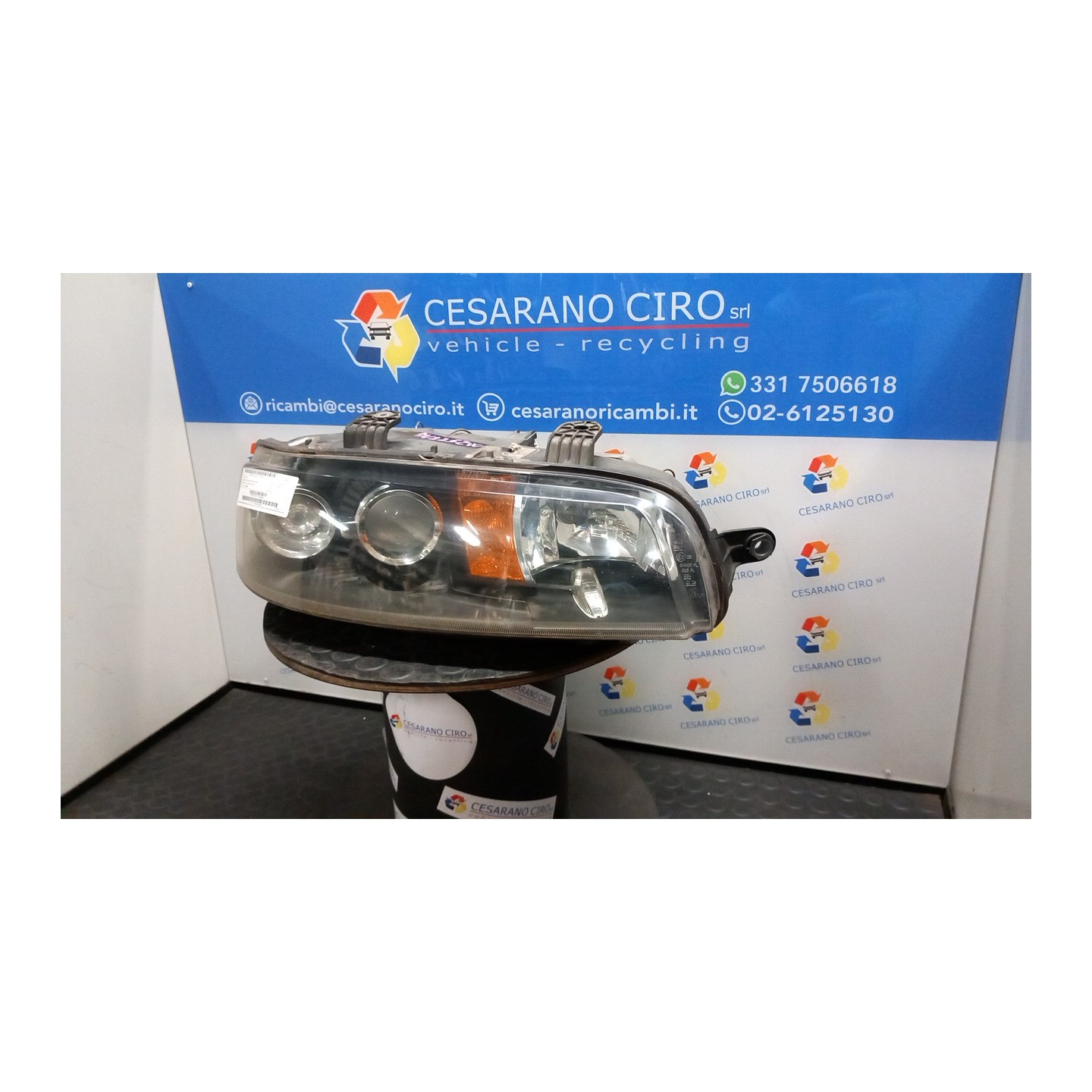 PROIETTORE DX. 179 FIAT PUNTO (1N/1P) (07/99-12/05) 188A4000 46814548