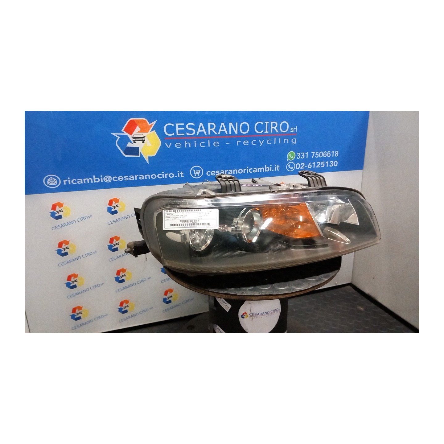 PROIETTORE DX. 179 FIAT PUNTO (1N/1P) (07/99-12/05) 188A4000 46814548