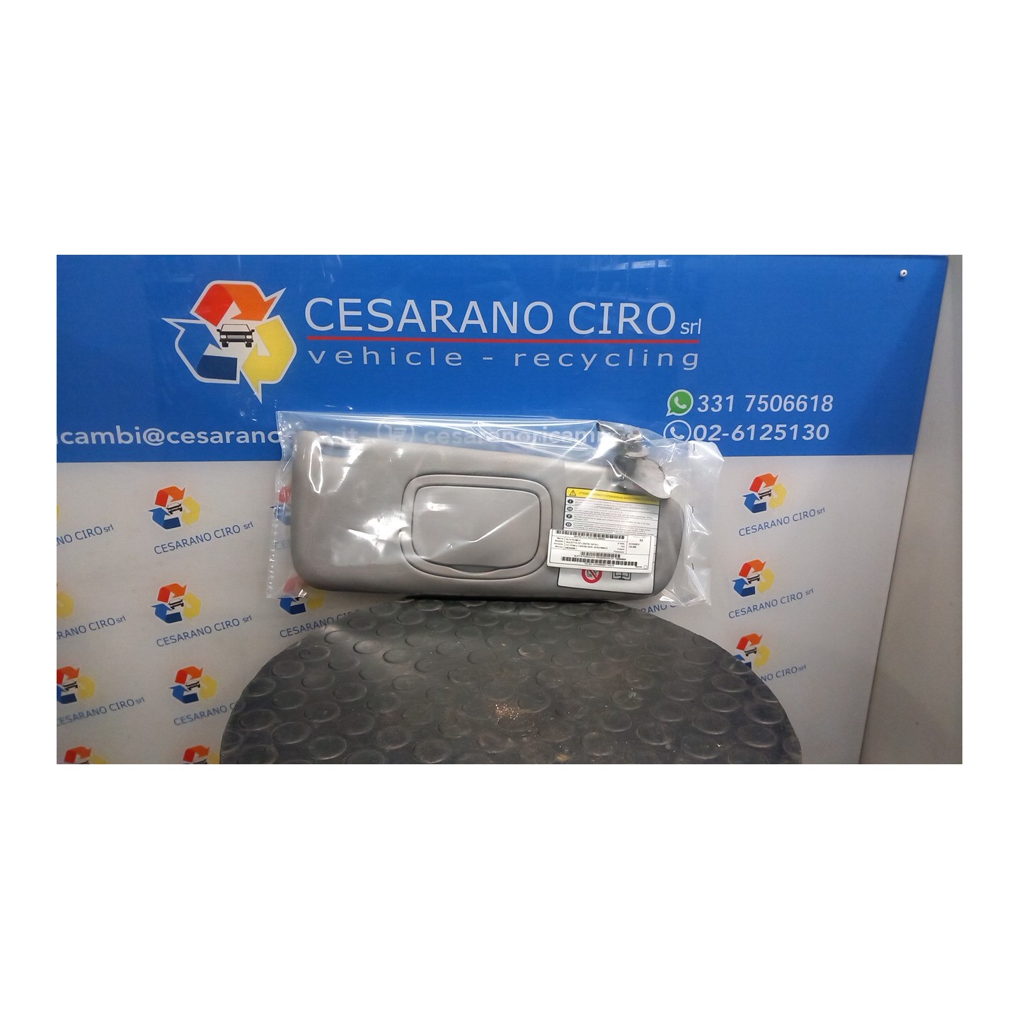 ALETTA PARASOLE PARABREZZA DX. 052 ALFA ROMEO GIULIETTA (X7) (03/10-10/13) 940A5000 156094658