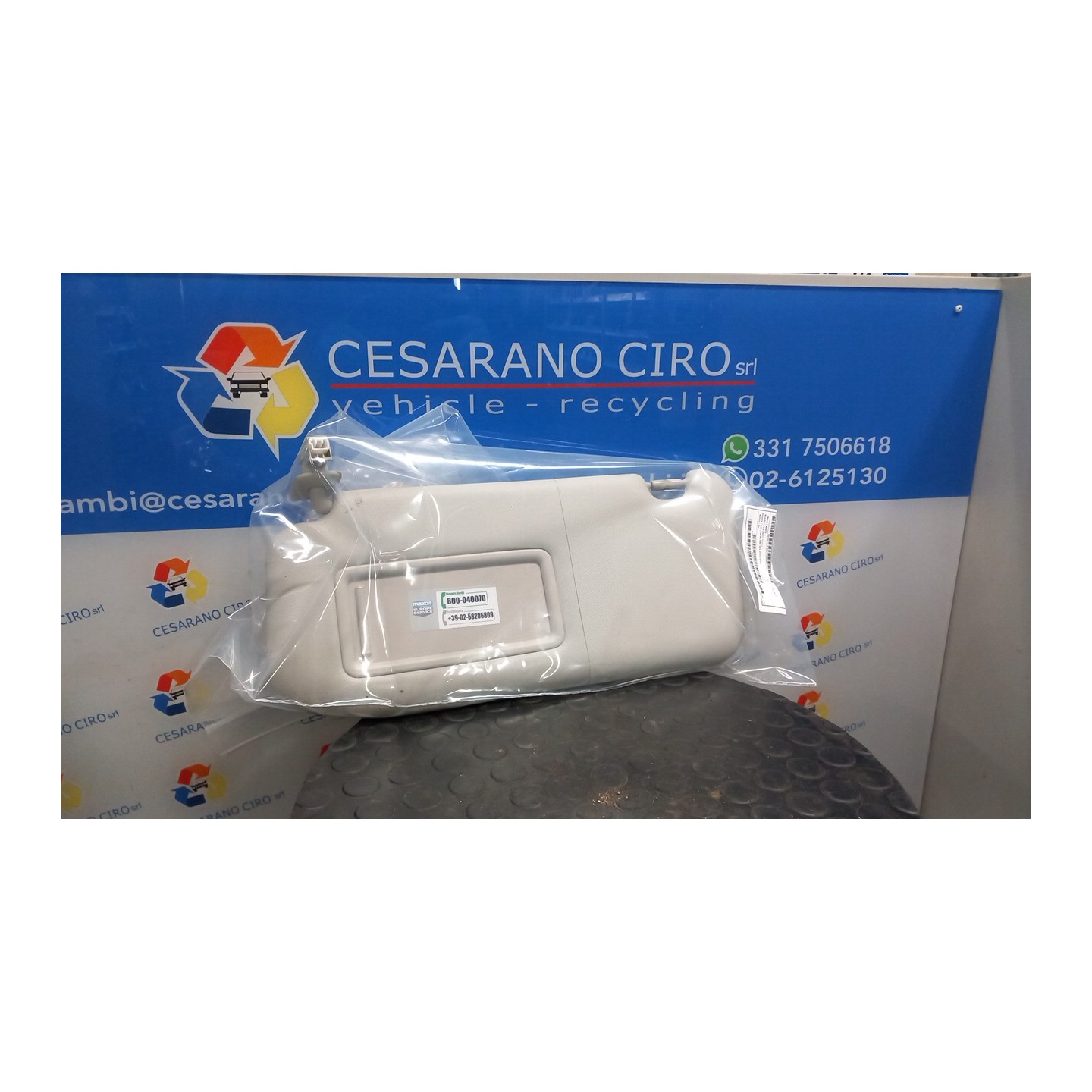 ALETTA PARASOLE PARABREZZA SX. 021 MAZDA CX-5 (04/12-12/17) SH KD5469320B75